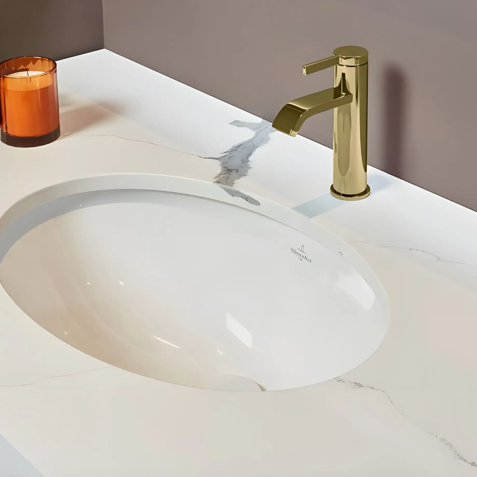 Умивальник Evana Villeroy & Boch 614400R1 Alpine White CeramicPlus — вид спереду