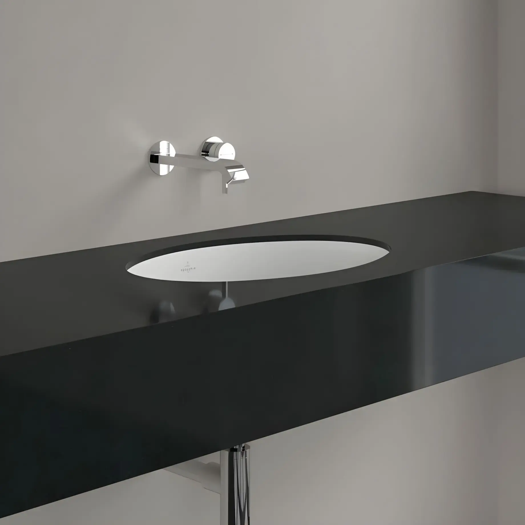 Умивальник Evana Villeroy & Boch 61470001 Alpine White — вид спереду