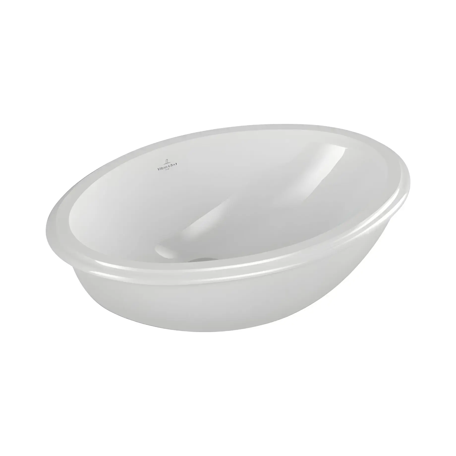Умивальник Evana Villeroy & Boch 614700R1 Alpine White CeramicPlus — вид ззаду