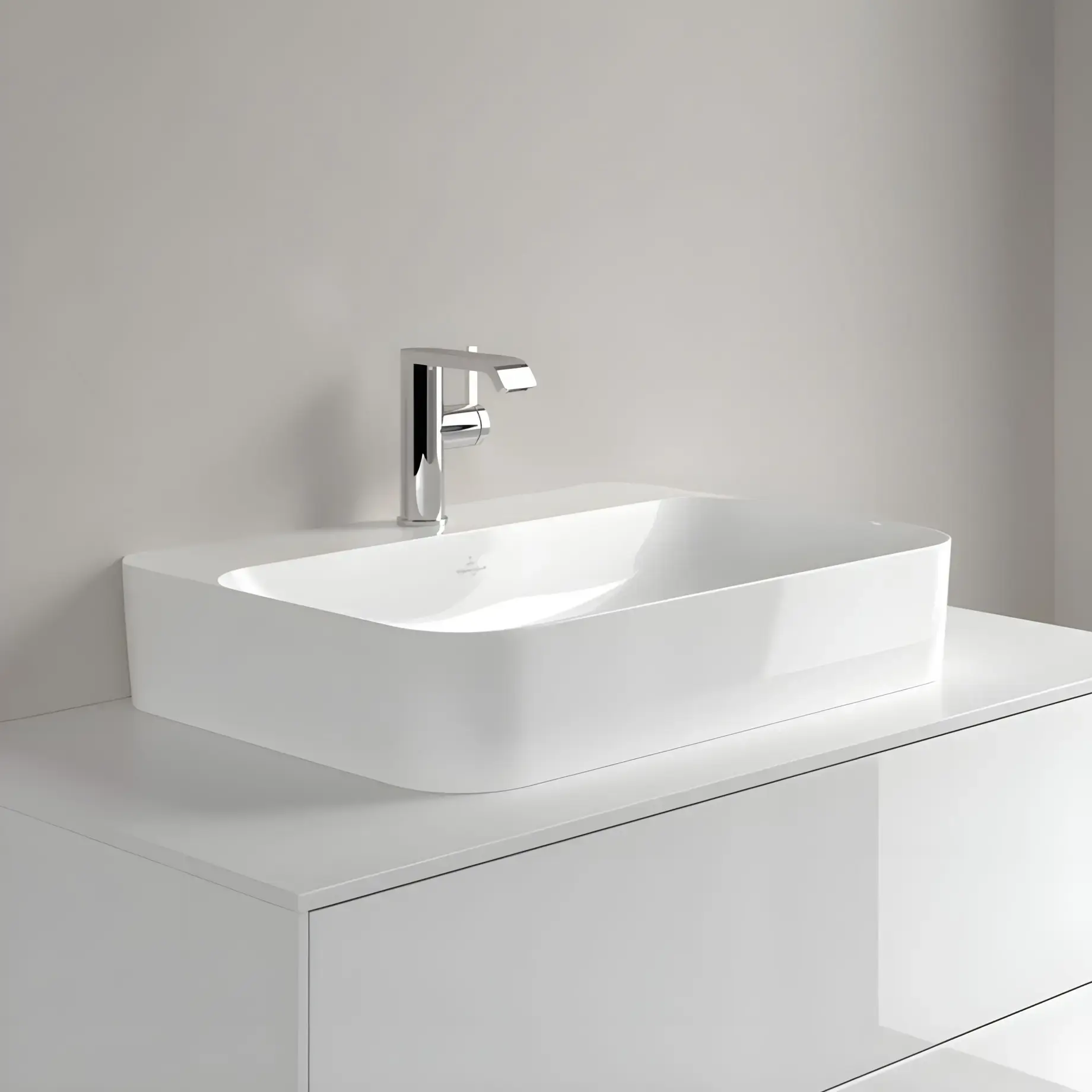 Умивальник Finion Villeroy & Boch 414261R1 — бічний ракурс