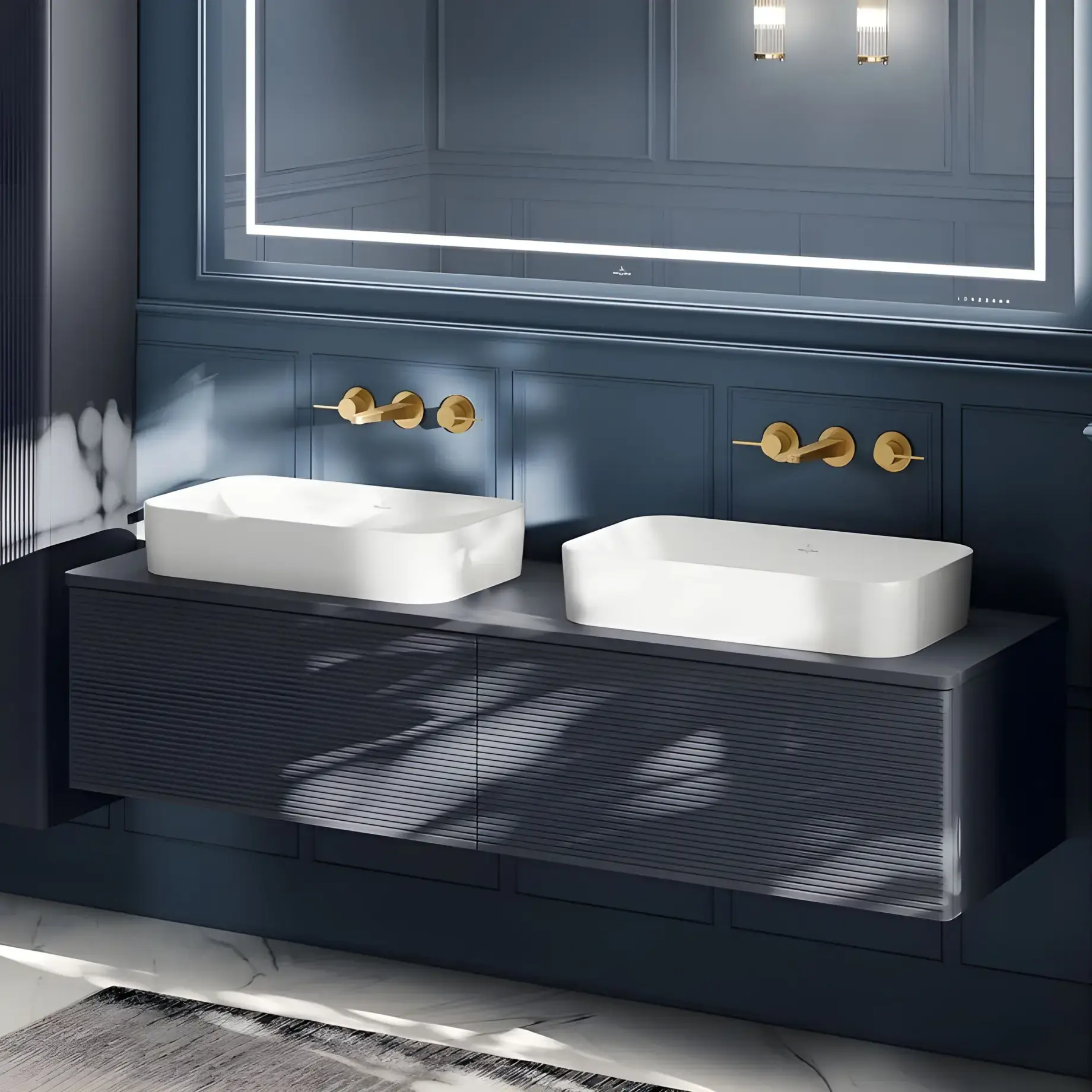 Умивальник Finion Villeroy & Boch 414361R1 — бічний ракурс