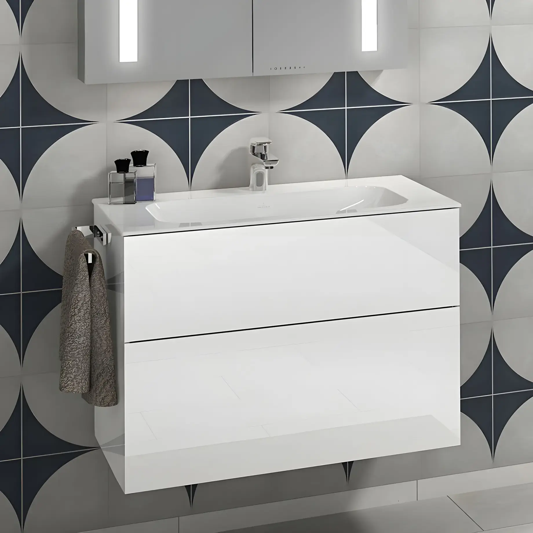 Умивальник Finion Villeroy & Boch 416484R1 — вид спереду