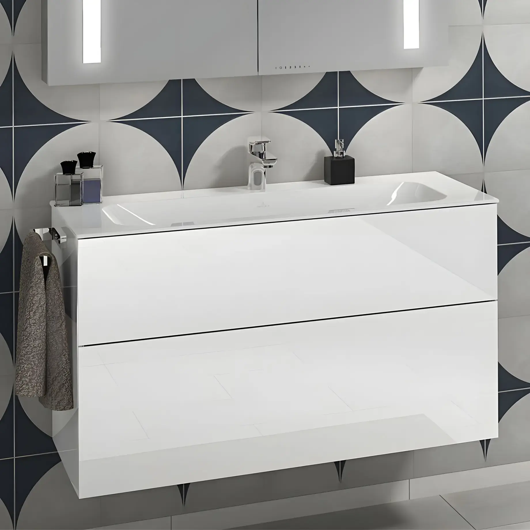 Умивальник Finion Villeroy & Boch 4164A2R1 — вид спереду