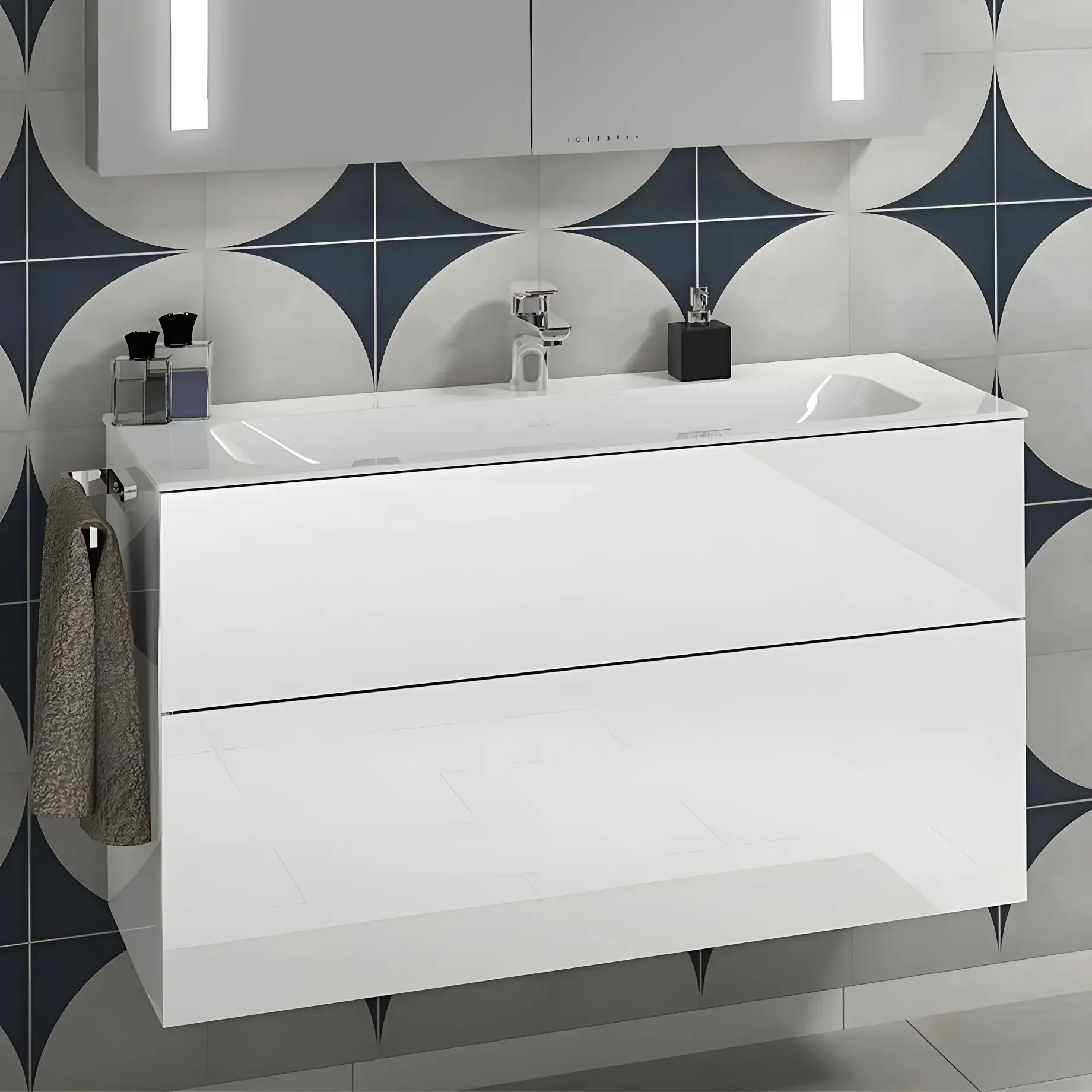 Умивальник Finion Villeroy & Boch 4164ABR1 100 х 50 см — вид спереду
