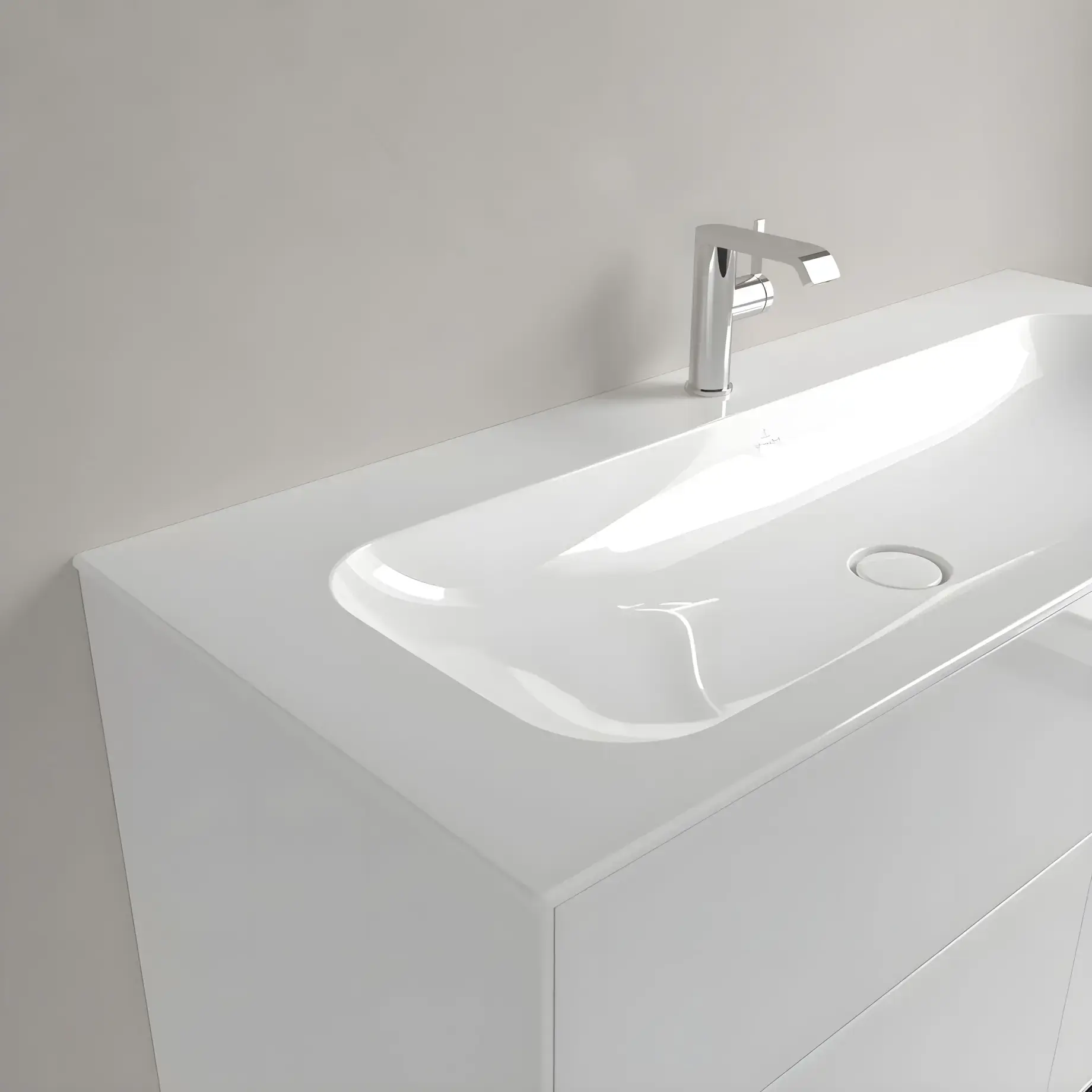 Умивальник Finion Villeroy & Boch 4164C2R1 — у встановленому вигляді
