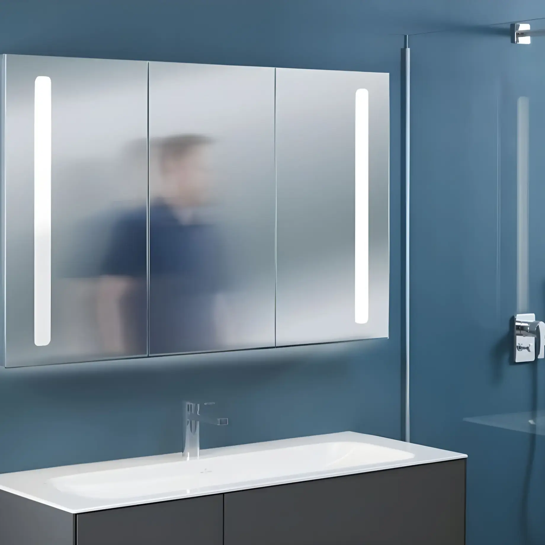 Умивальник Finion Villeroy & Boch 4164C2R1 — бічний ракурс