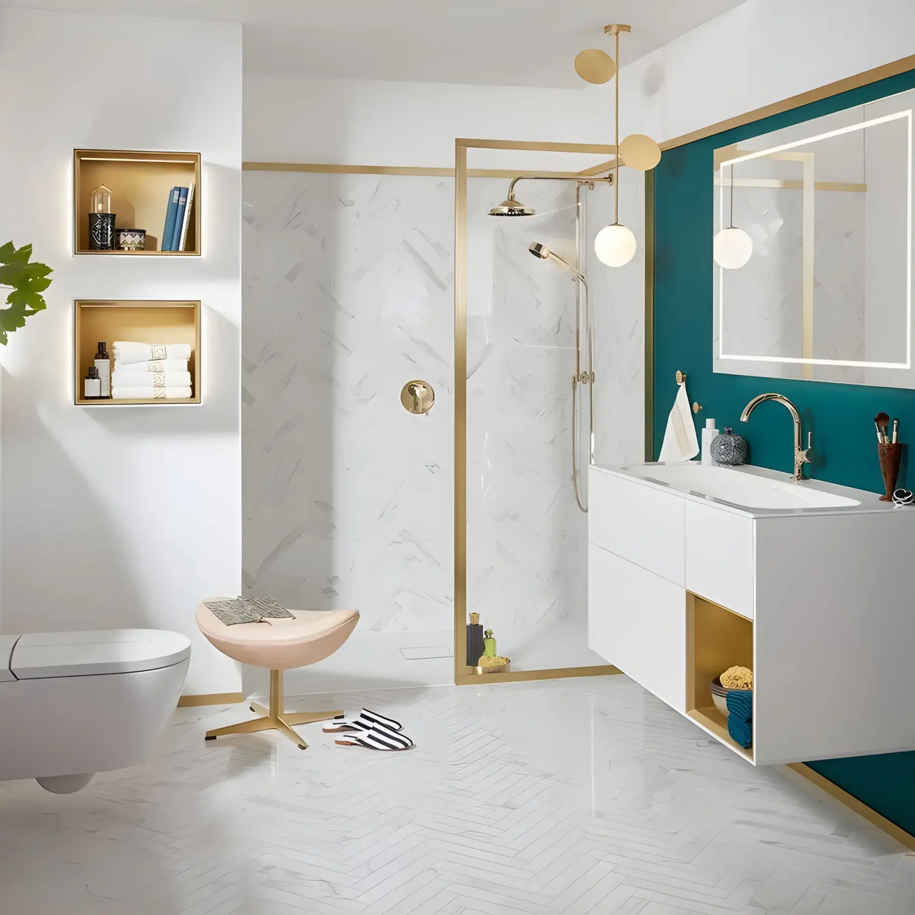 Умивальник Finion Villeroy & Boch 4164C2R1 — вид згори