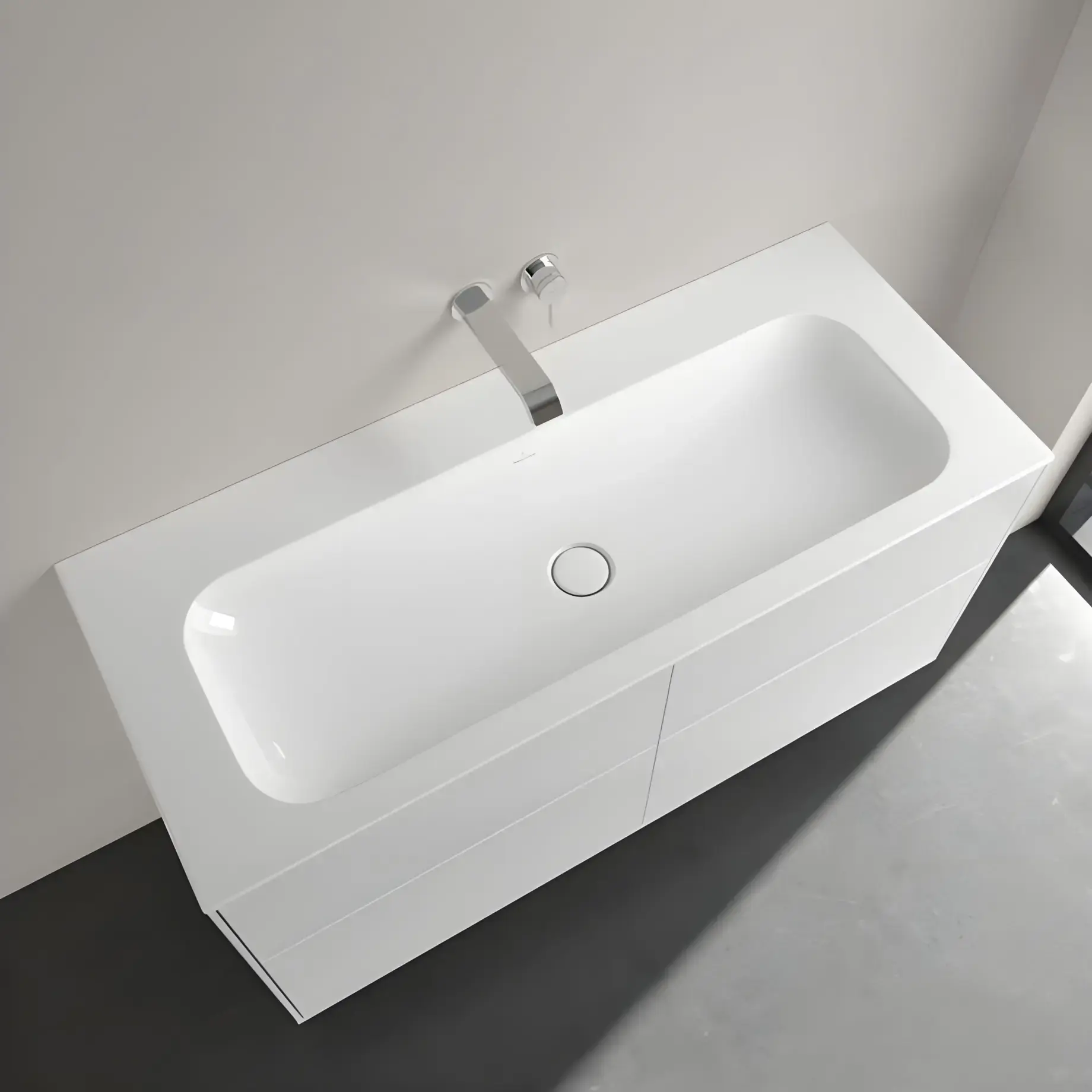 Умывальник Finion Villeroy & Boch 4164C3R1 — вид спереди