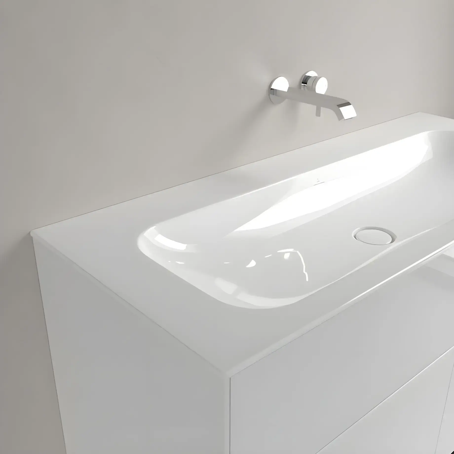 Умывальник Finion Villeroy & Boch 4164C3R1 — вид сверху