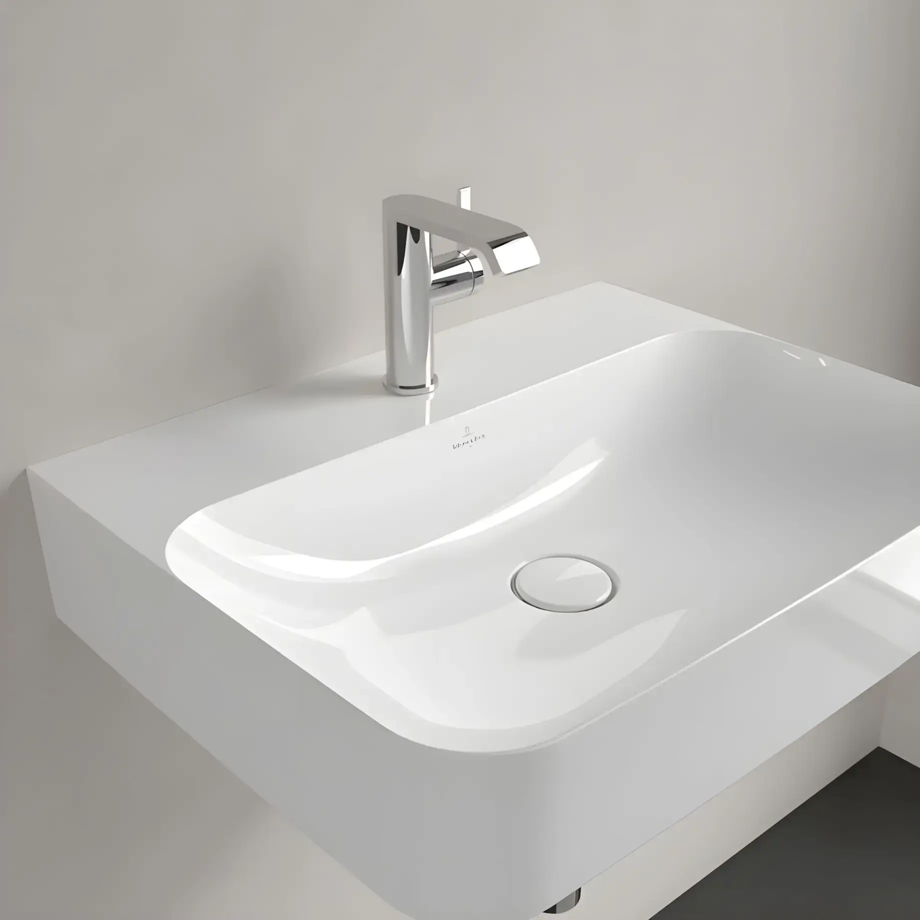 Умивальник Finion Villeroy & Boch 416861R1 — вид всередину