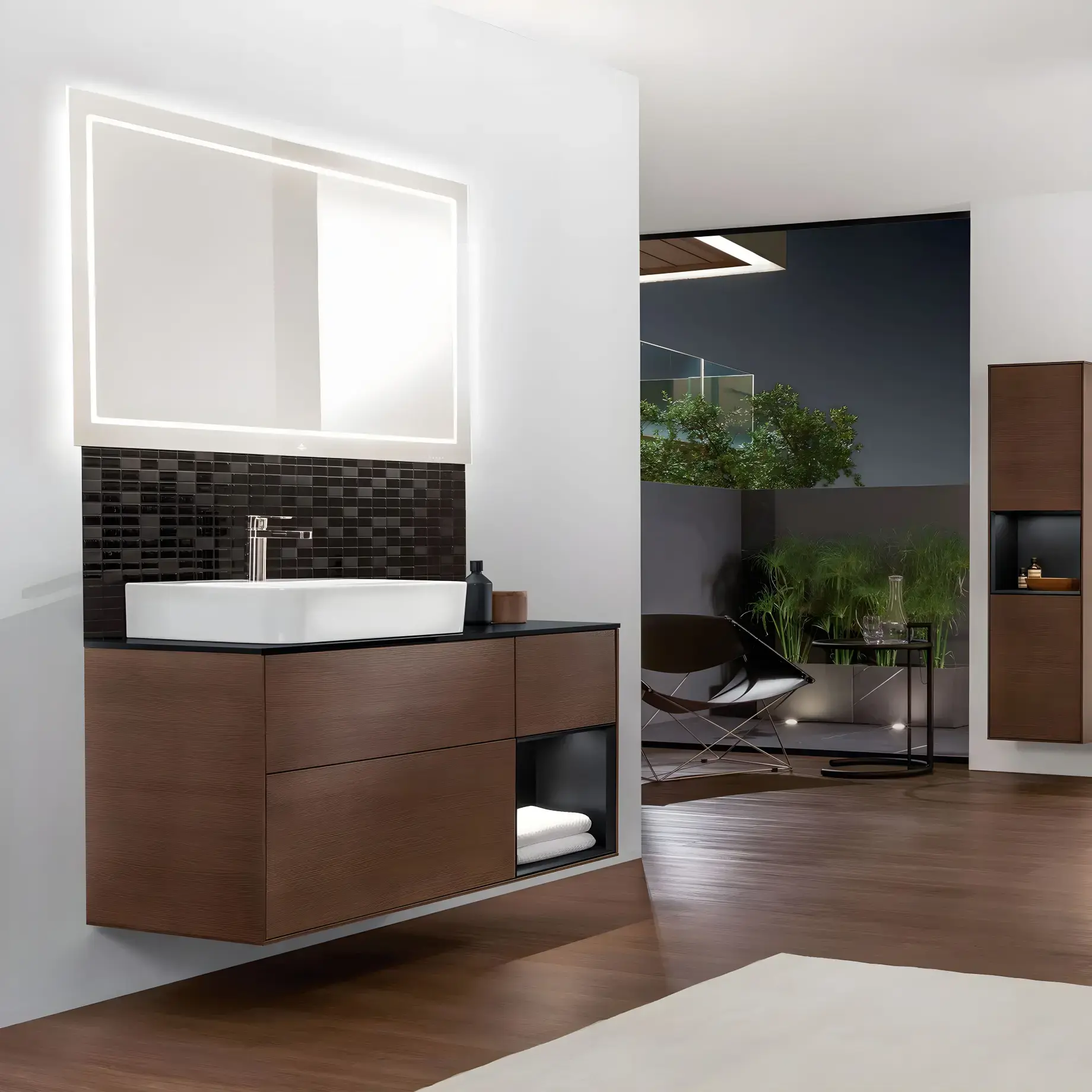 Умивальник Finion Villeroy & Boch 41686CR1 — вид згори