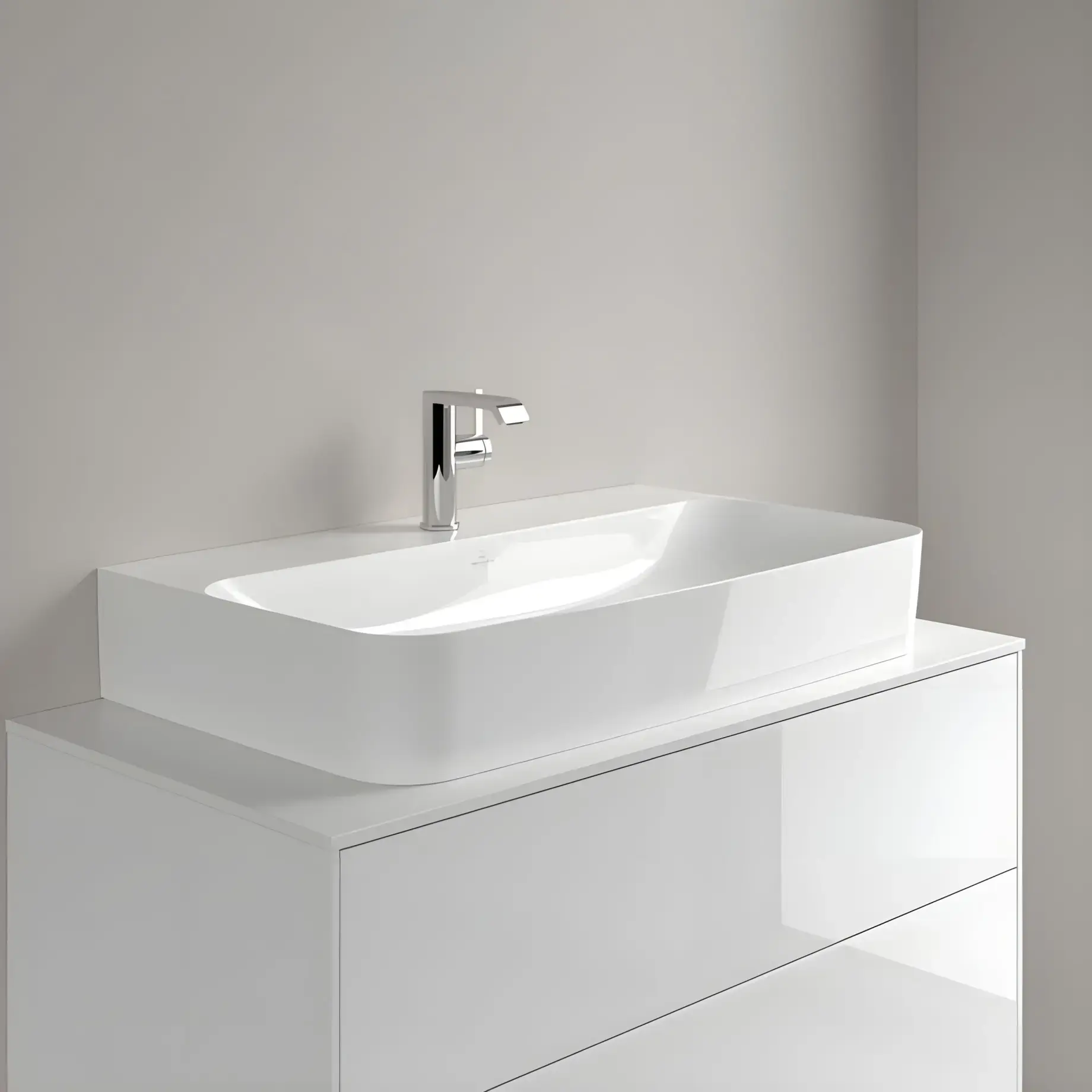 Умивальник Finion Villeroy & Boch 41688CR1 — вид згори
