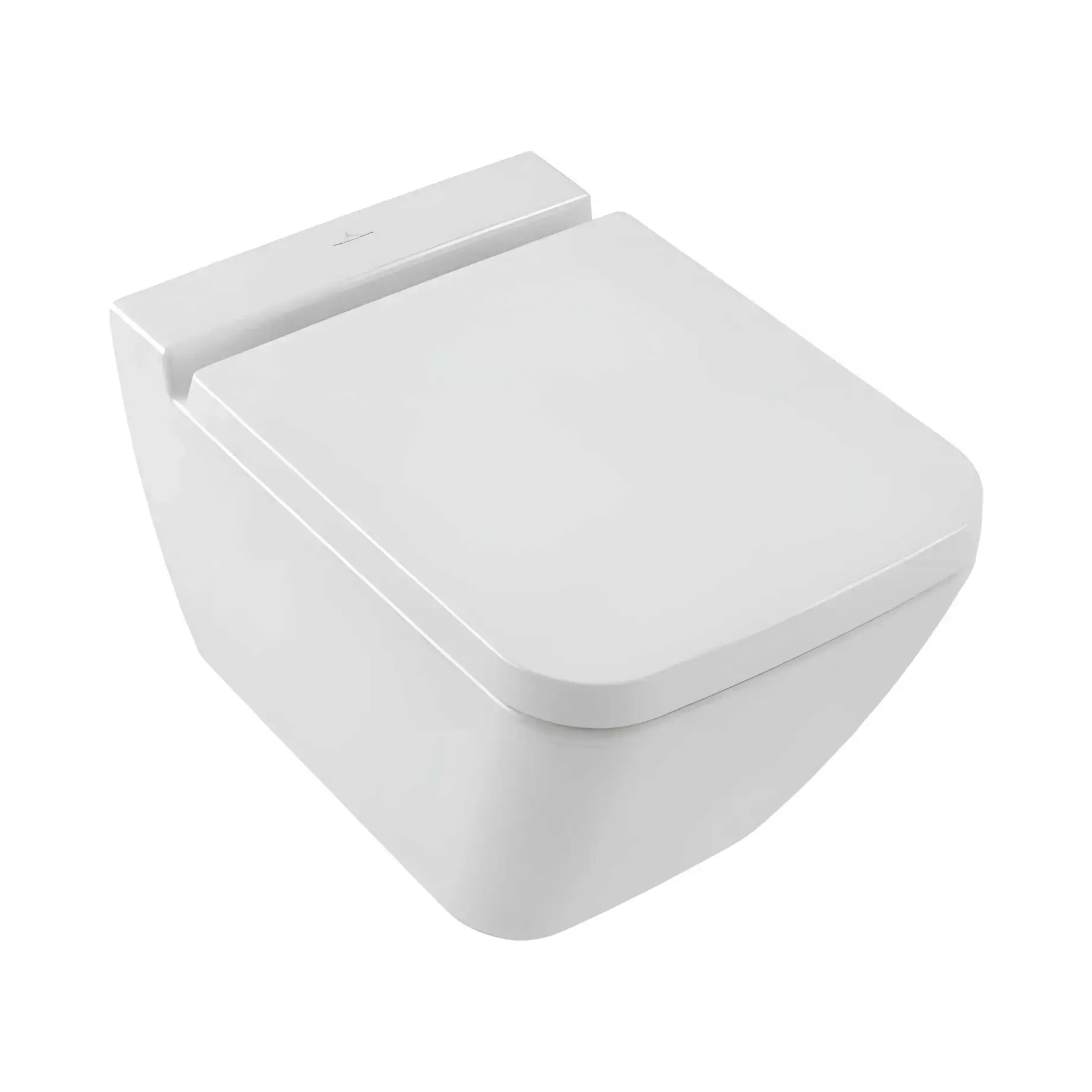 Унітаз Villeroy & Boch Finion з сидінням (SoftClosing, QuickRelease) Villeroy & Boch 4664R0R1 + 9M88S1R1 — вид на білому тлі
