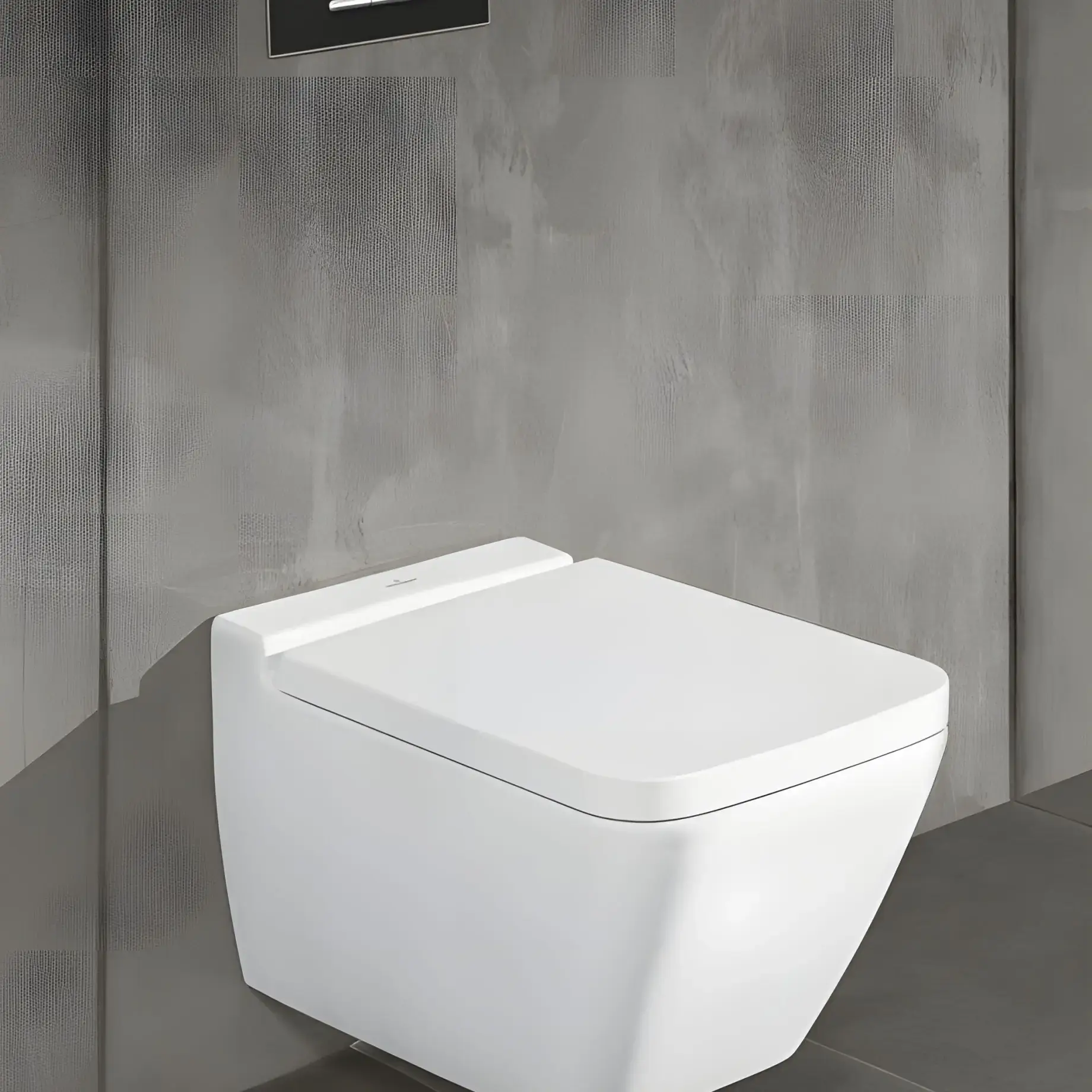 Унітаз Villeroy & Boch Finion з сидінням (SoftClosing, QuickRelease) Villeroy & Boch 4664R0R1 + 9M88S1R1 — бічний ракурс