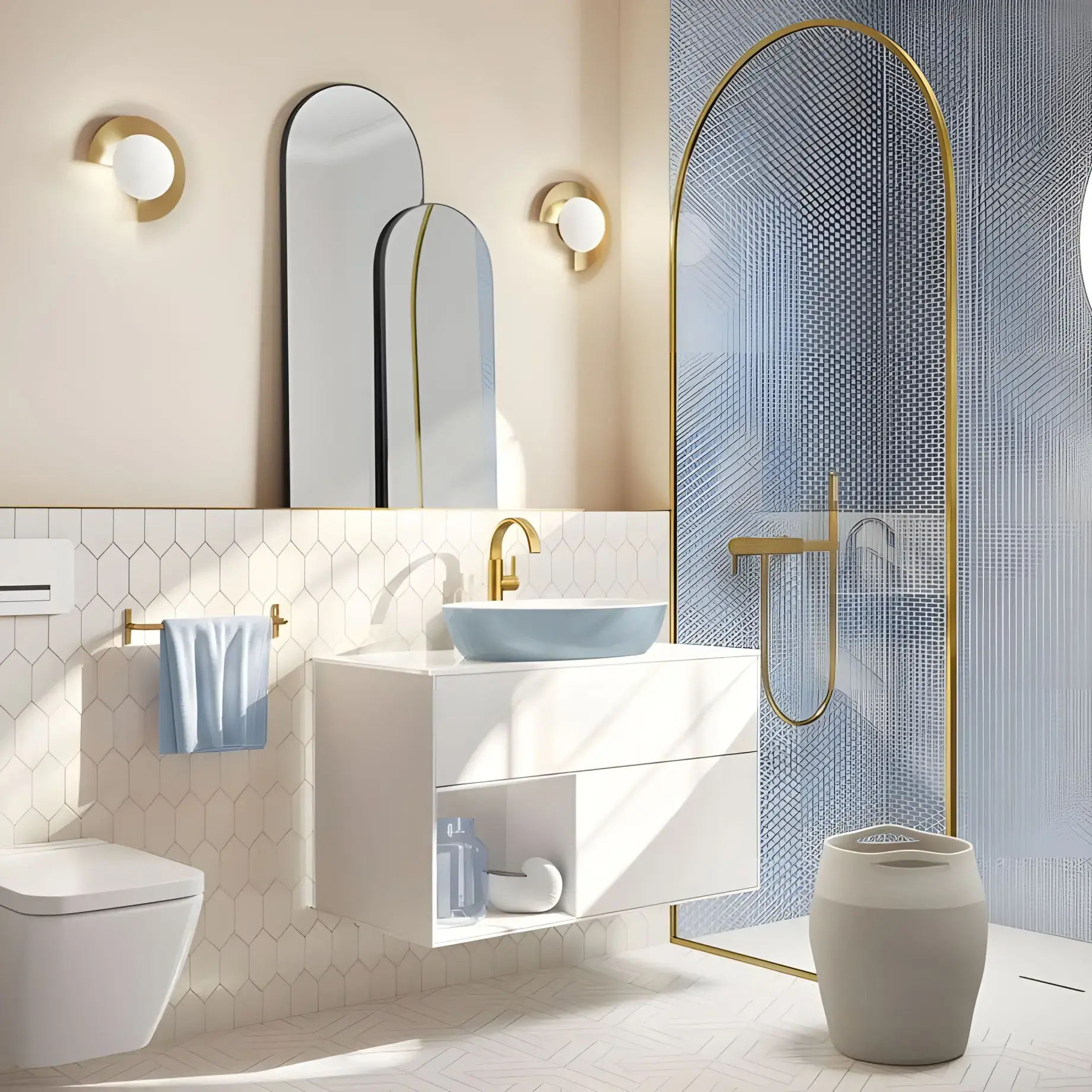 Унітаз Villeroy & Boch Finion з сидінням (SoftClosing, QuickRelease) Villeroy & Boch 4664R0R1 + 9M88S1R1 — вид ззаду