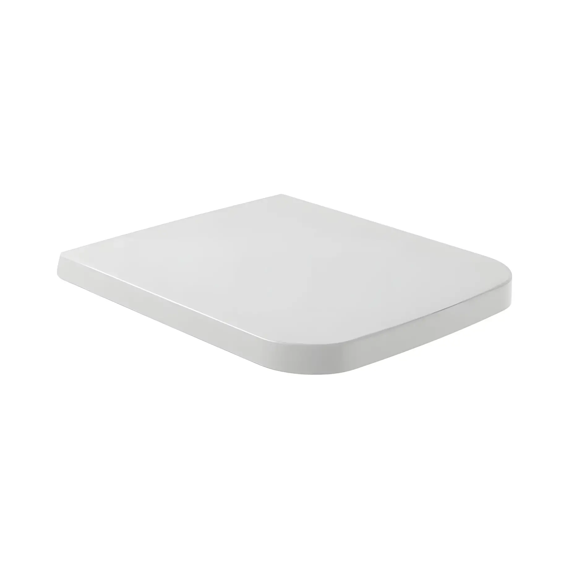 Сидіння з кришкою для унітазу (SoftClosing і QuickRelease) Finion Villeroy & Boch 9M88S1R1 White Alpin 37.7 х 45.5 см — вид на білому тлі