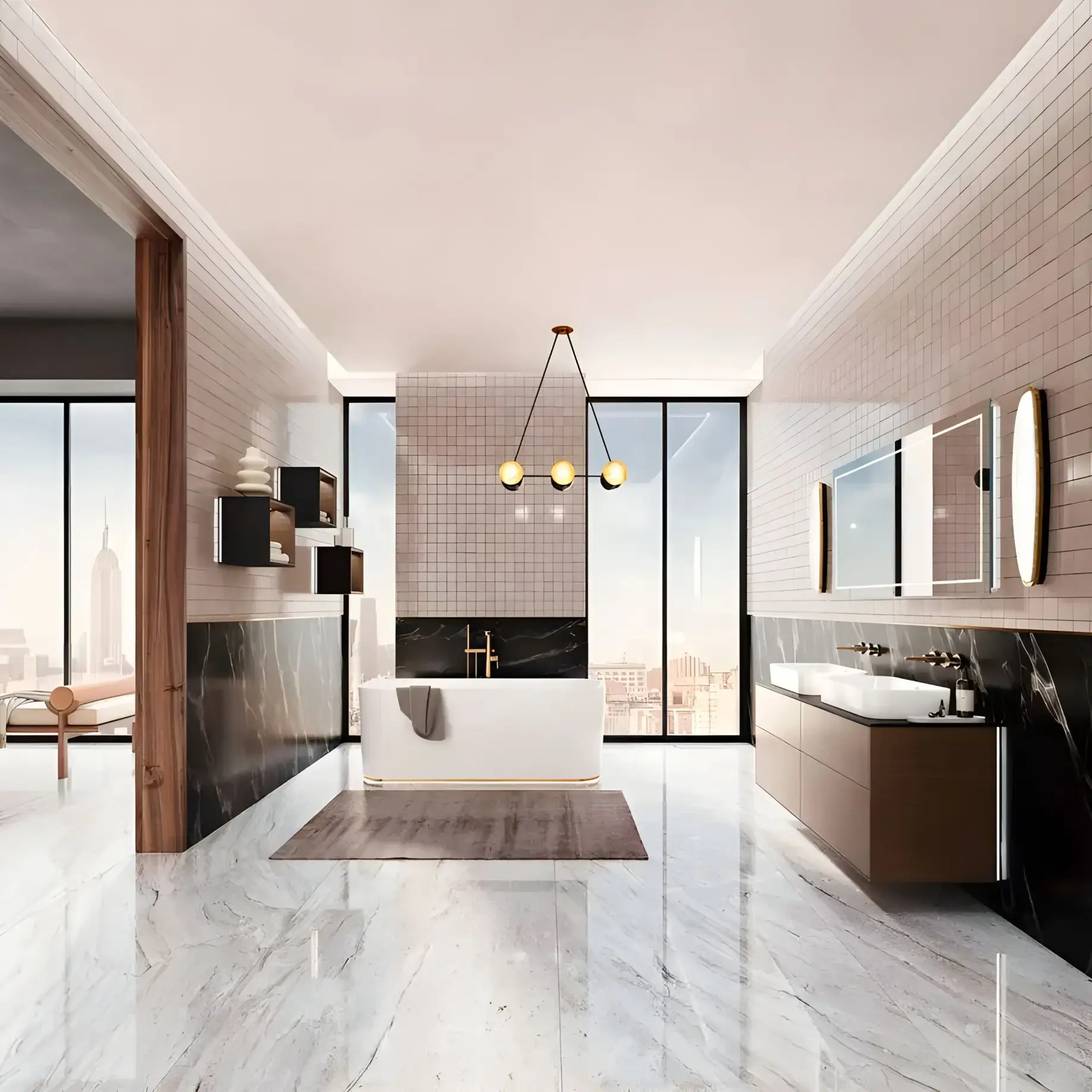 Ванна Finion Villeroy & Boch UBQ177FIN7A300V101 — бічний ракурс