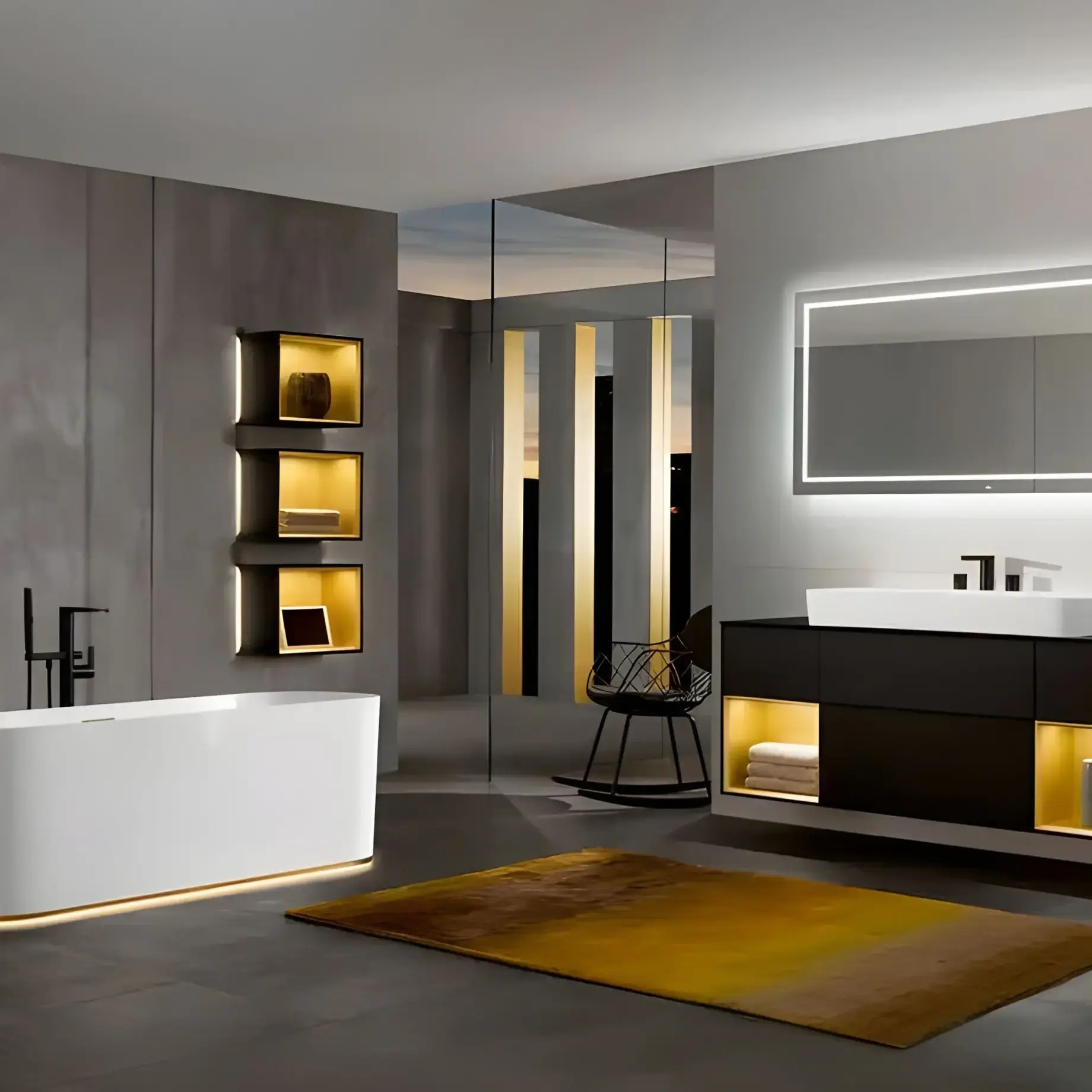 Ванна Finion Villeroy & Boch UBQ177FIN7A300V101 — вид ззаду