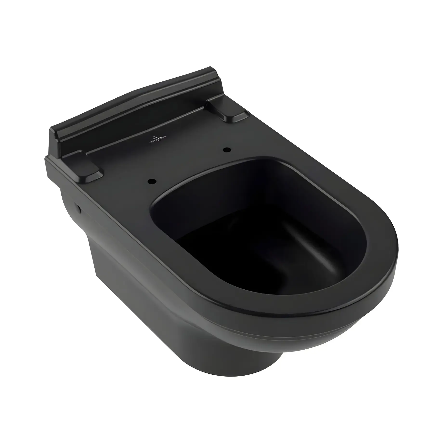 Унітаз Hommage Villeroy & Boch 6661B0R7 Pure Black CeramicPlus — вид спереду