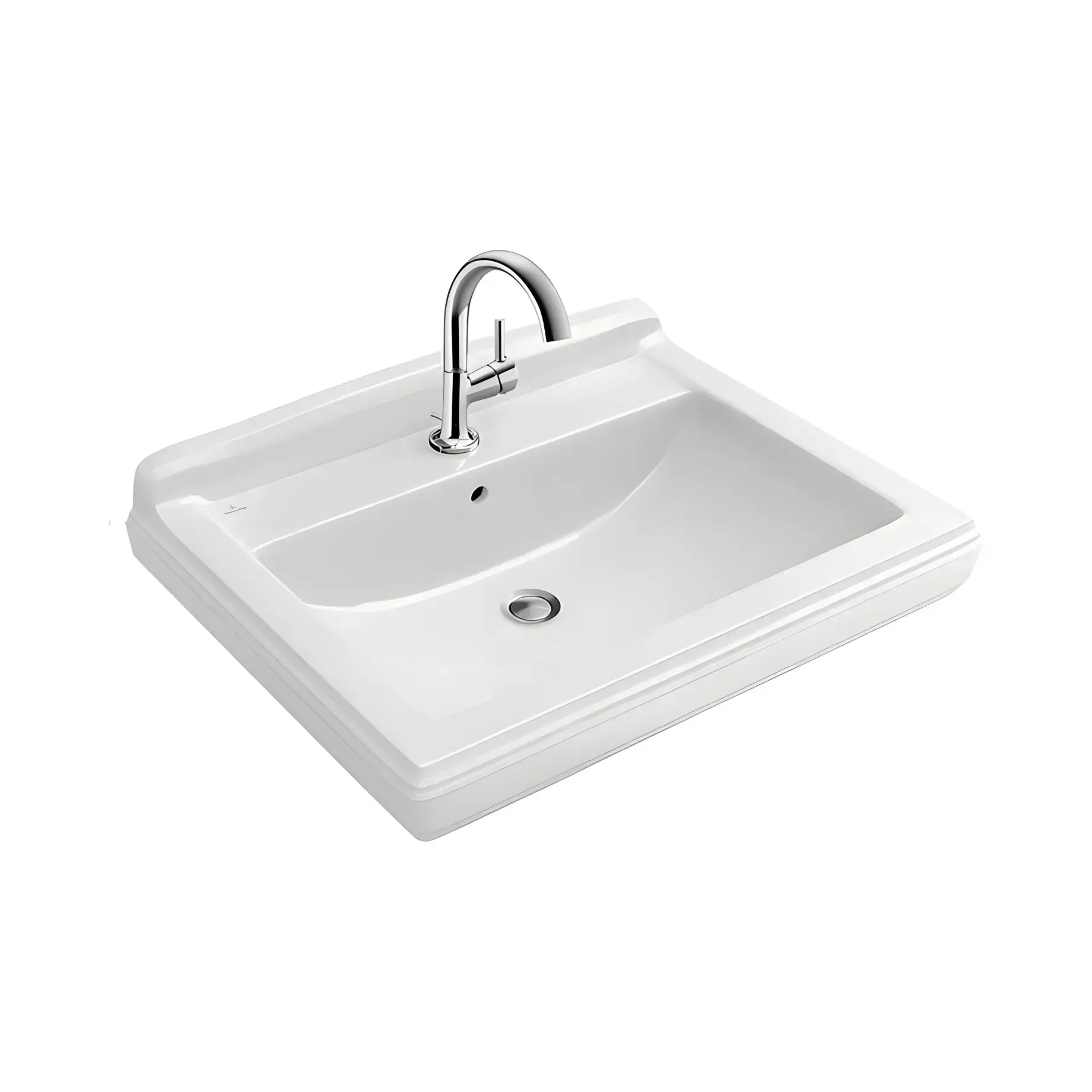 Умивальник Hommage Villeroy & Boch 710165R1 — вид на білому тлі