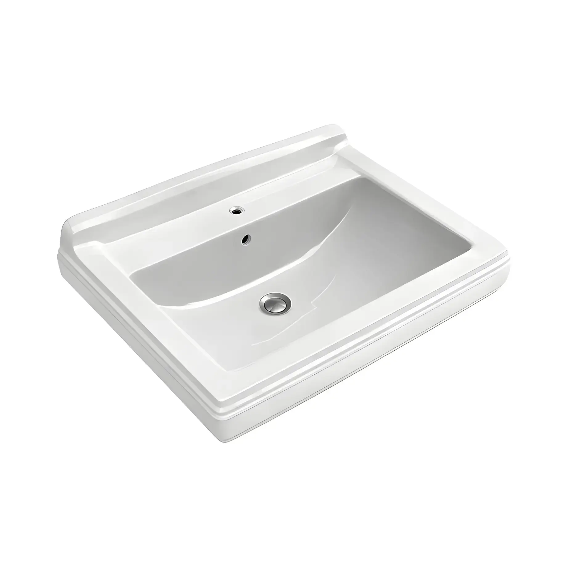 Умивальник підвісний Hommage Villeroy & Boch 710165R2 — вид на білому тлі