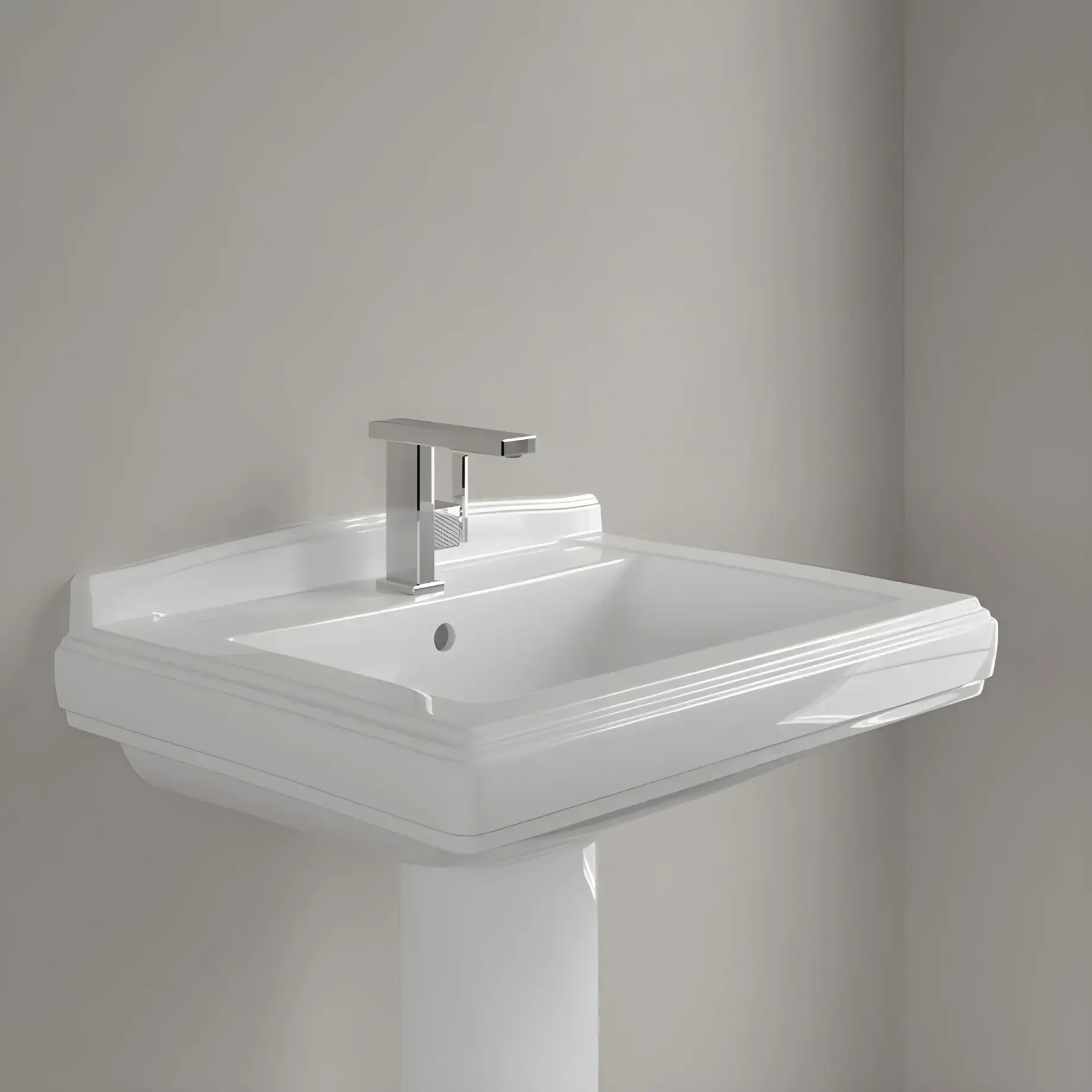Умывальник Hommage Villeroy & Boch 710175R1 — боковой ракурс
