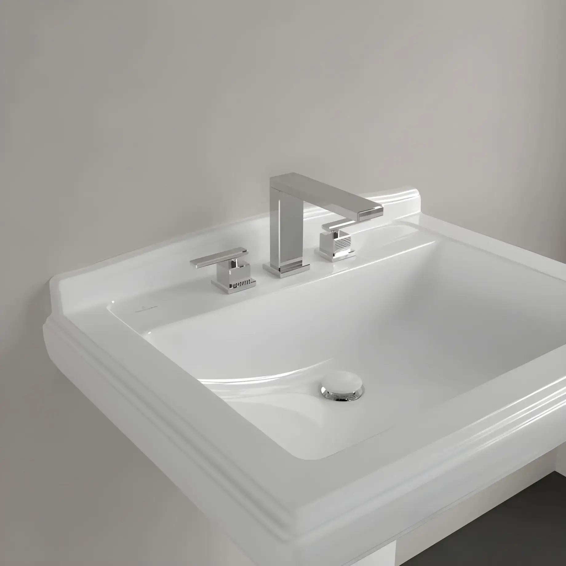 Умивальник Hommage Villeroy & Boch 7101A1R1 — ракурс 3/4