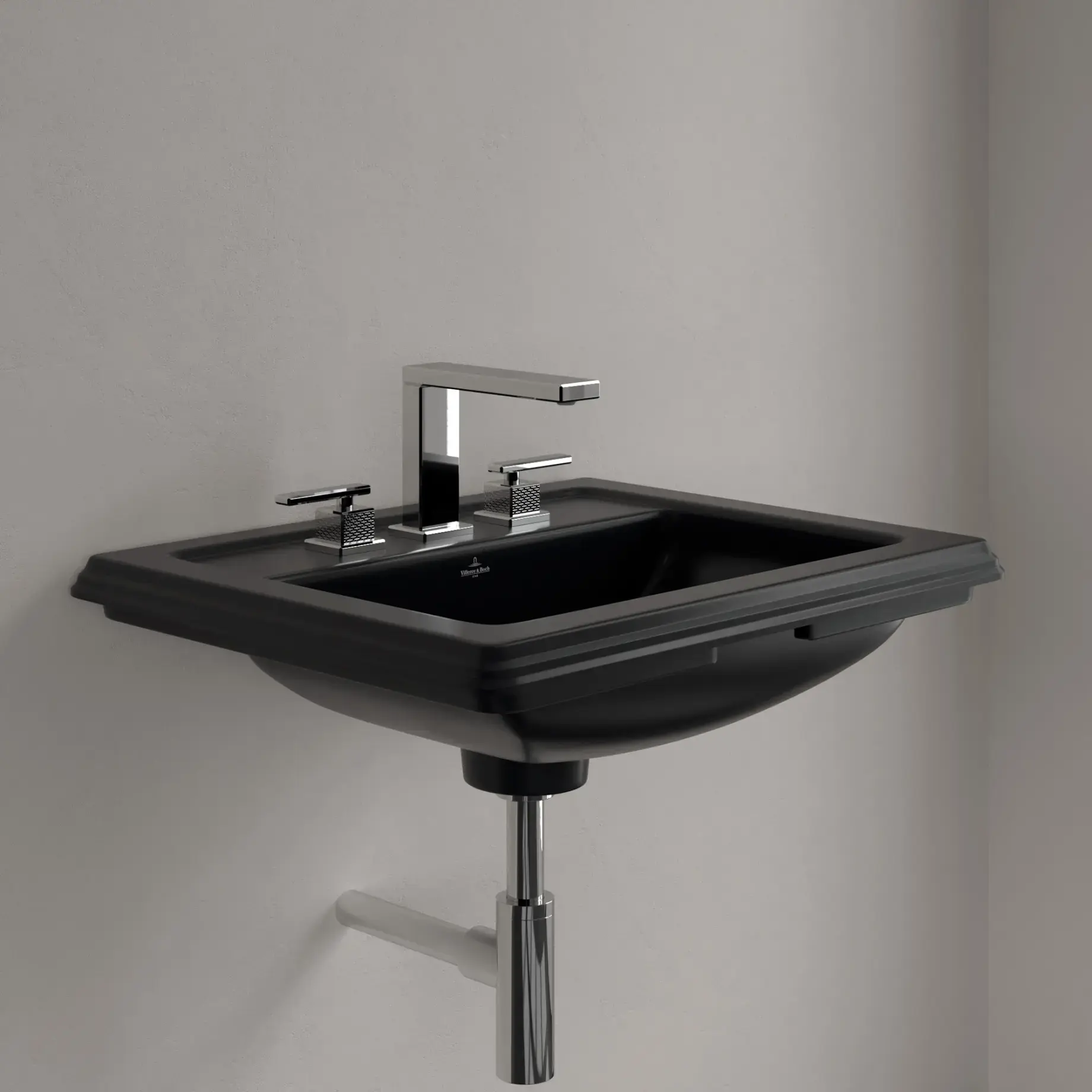 Умывальник Hommage Villeroy & Boch 710263R7 White Alpin — боковой ракурс