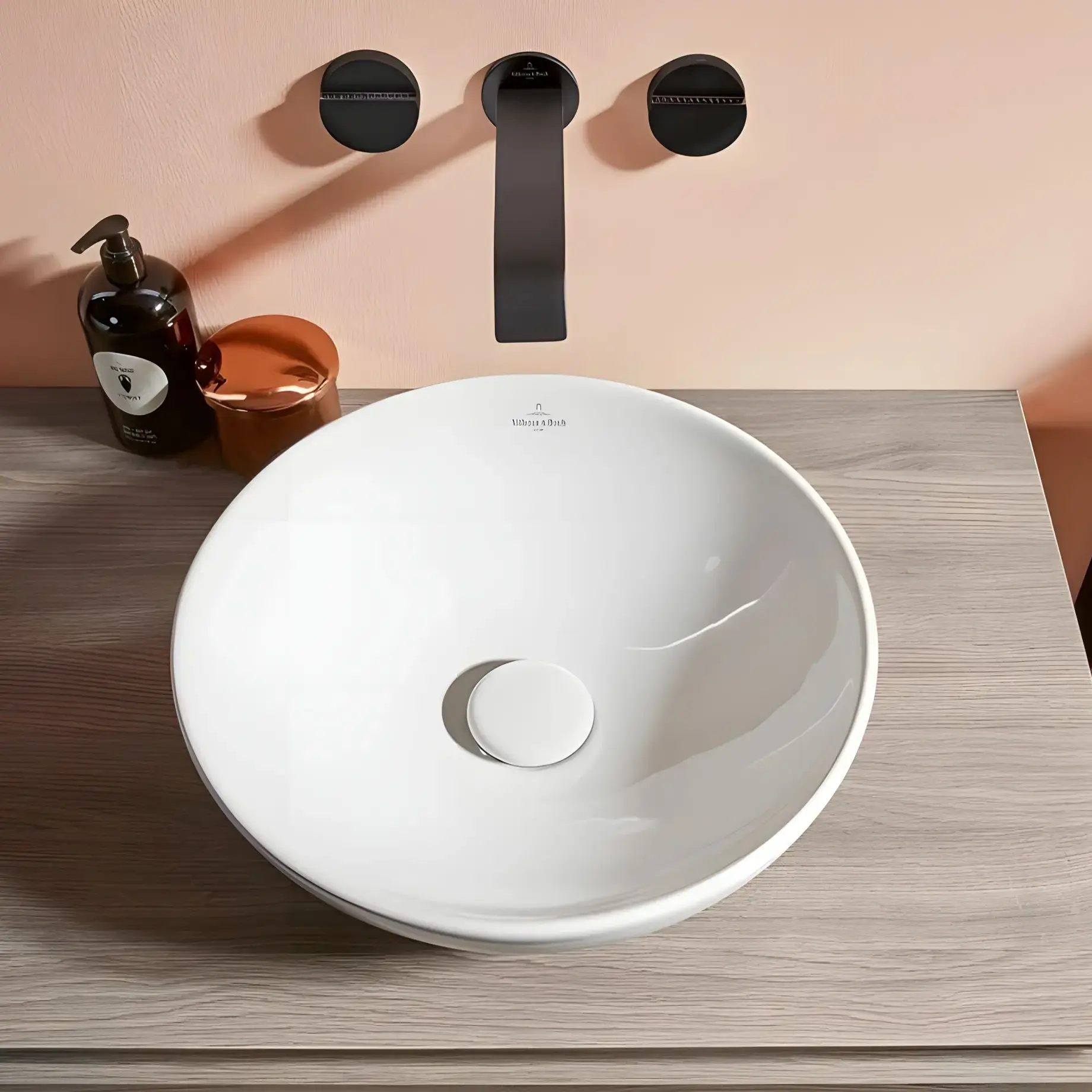 Умивальник Loop & Friends Villeroy & Boch 4A4500R1 — бічний ракурс