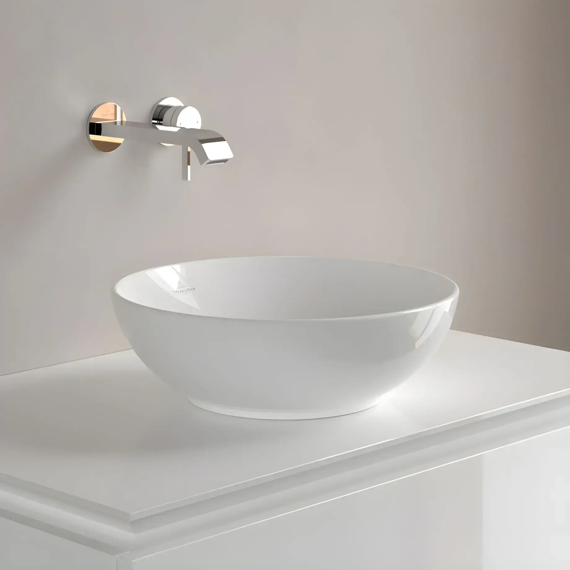 Умивальник Loop & Friends Villeroy & Boch 4A4500R1 — деталь крупним планом