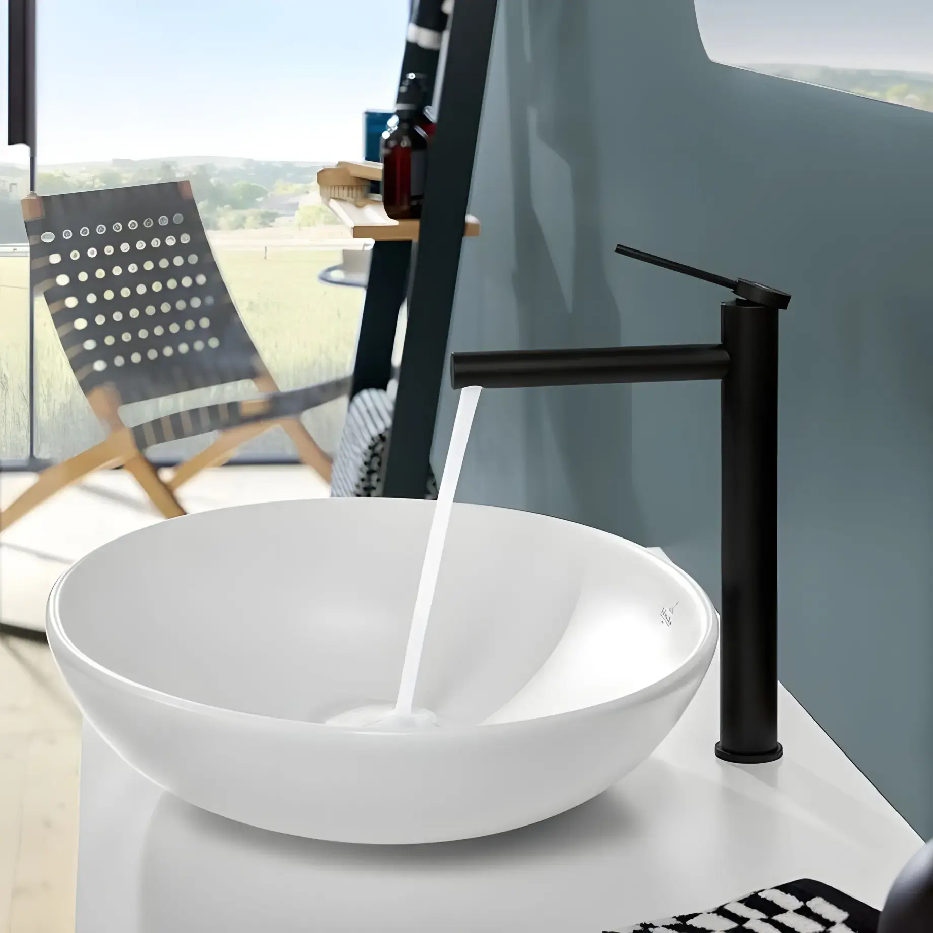 Умивальник Loop & Friends Villeroy & Boch 4A450101 — вид спереду