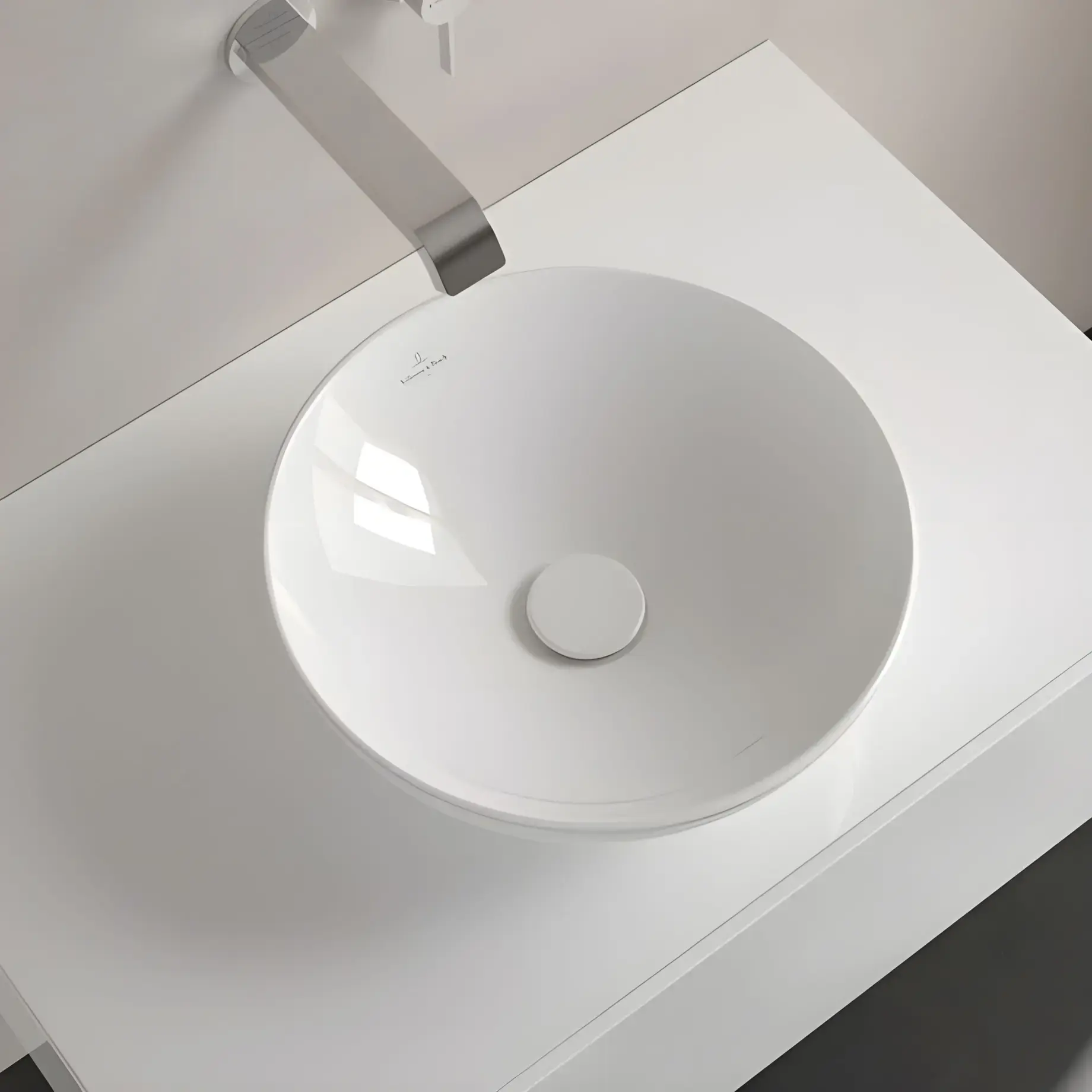 Умивальник Loop & Friends Villeroy & Boch 4A450101 — ракурс 3/4