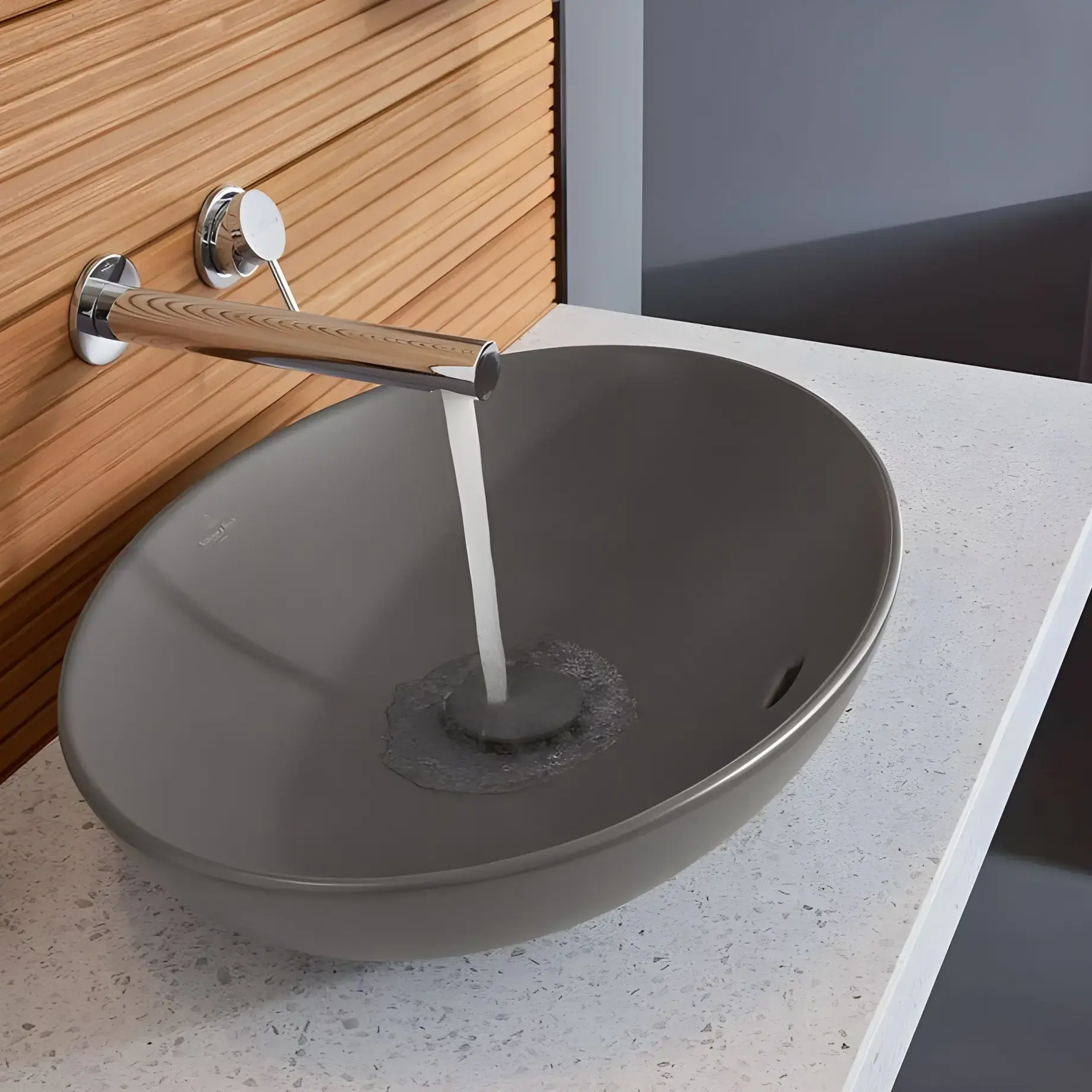 Умывальник Loop & Friends Villeroy & Boch 4A4700i4 — вид спереди
