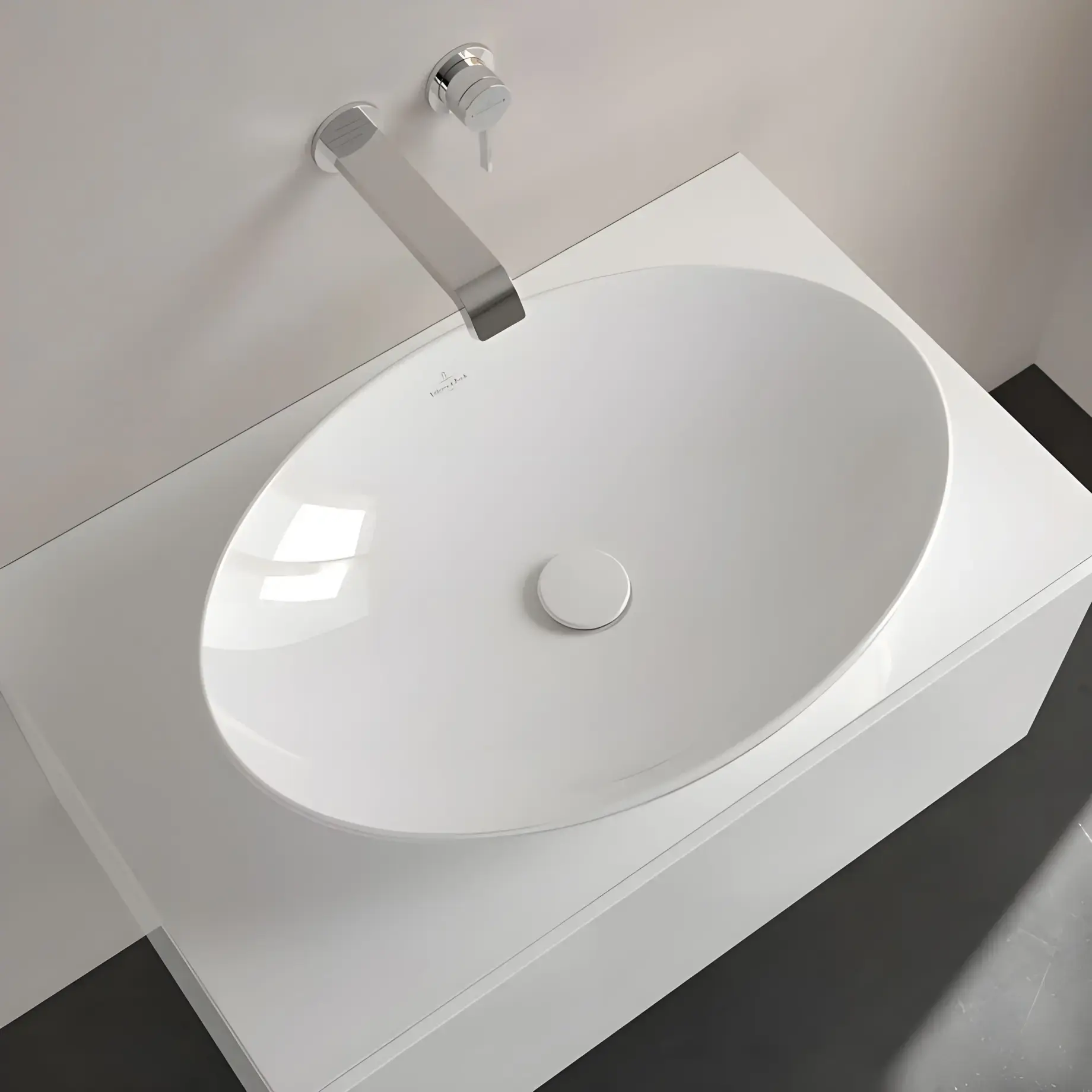Умивальник Loop & Friends Villeroy & Boch 4A480101 — вид ззаду