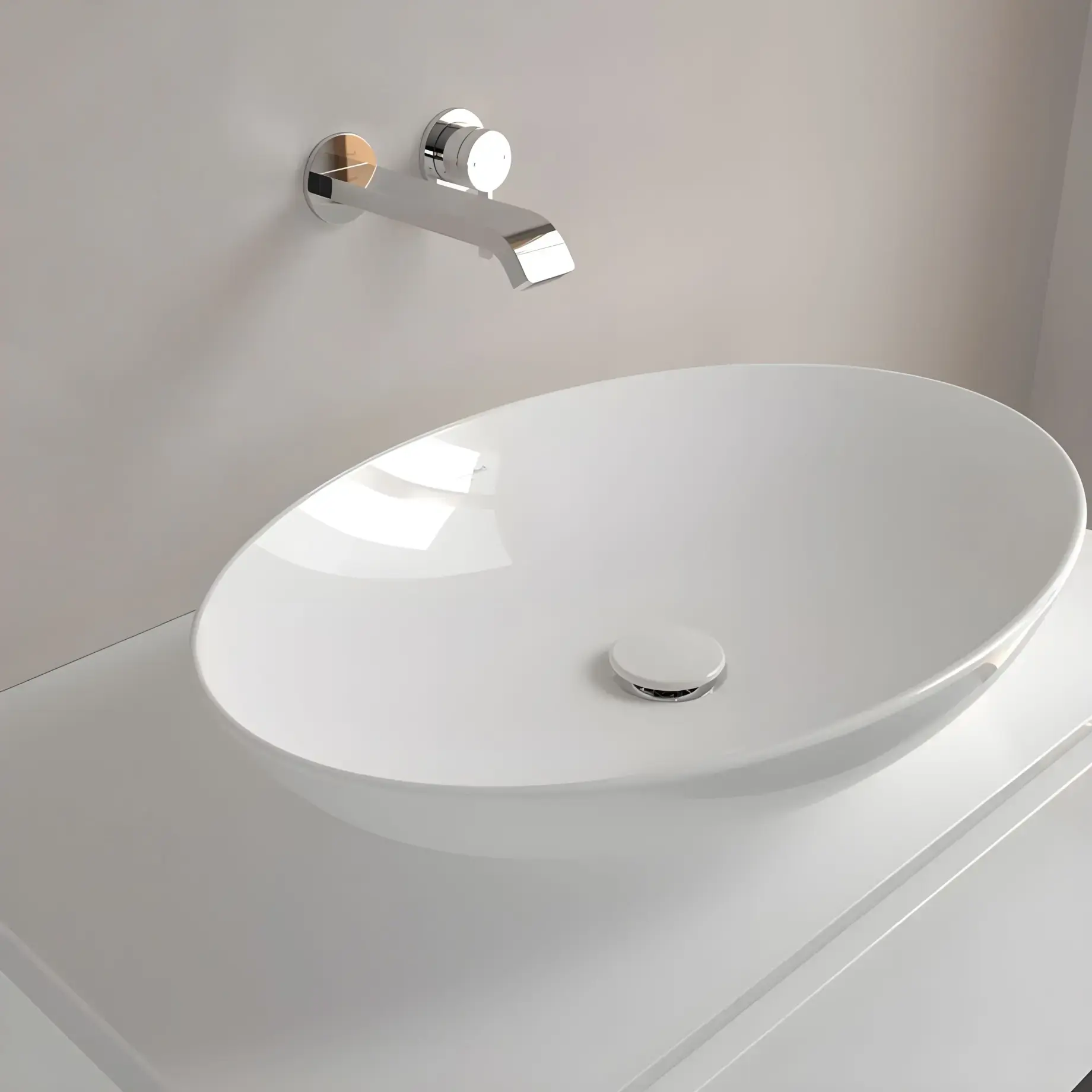 Умивальник Loop & Friends Villeroy & Boch 4A480101 — вид всередину