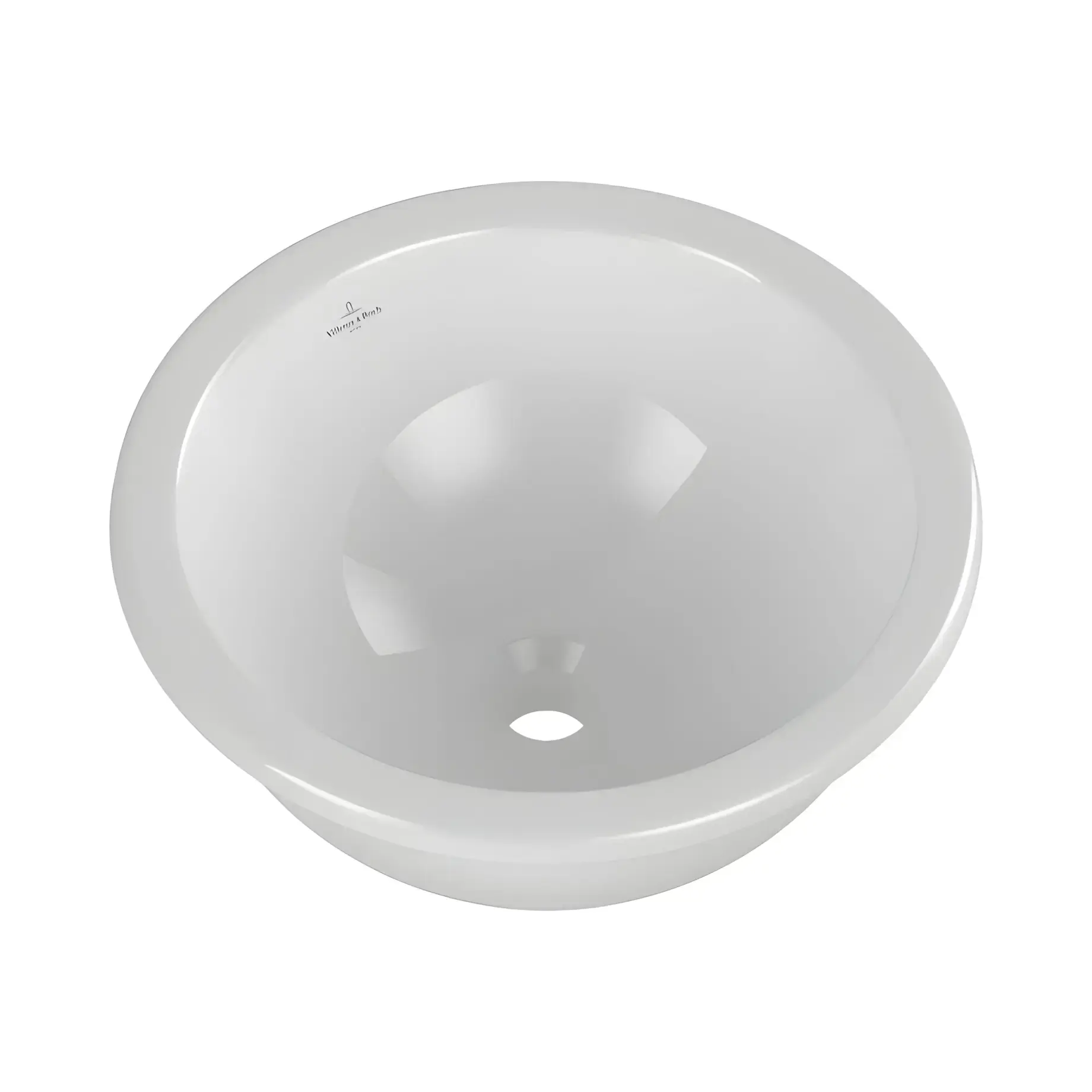 Умивальник Loop & Friends Villeroy & Boch 4A520101 Alpine White — вид ззаду