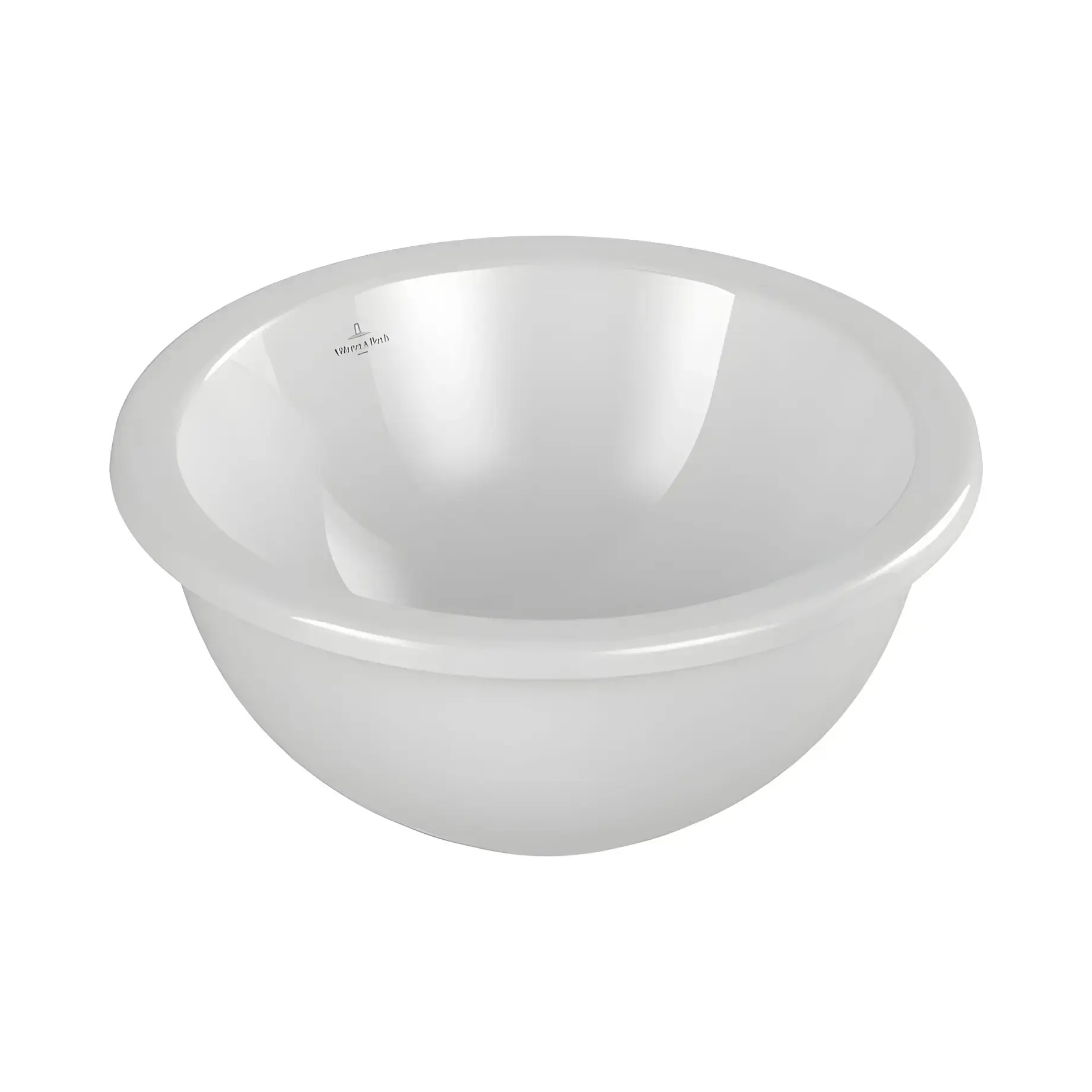 Умивальник Loop & Friends Villeroy & Boch 4A5201R1 Alpine White CeramicPlus 38 х 38 см — вид на білому тлі