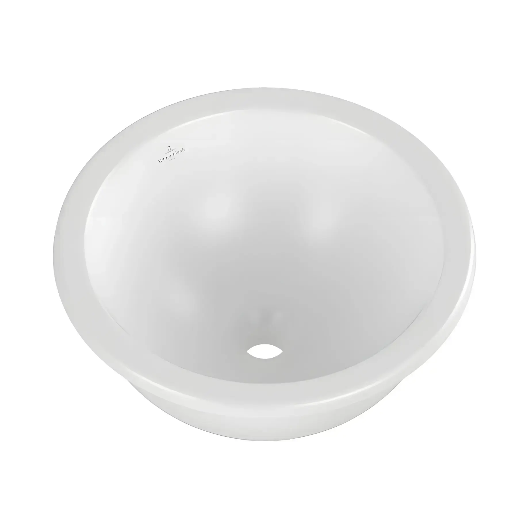 Умивальник Loop & Friends Villeroy & Boch 4A5201RW Stone White CeramicPlus — вид ззаду