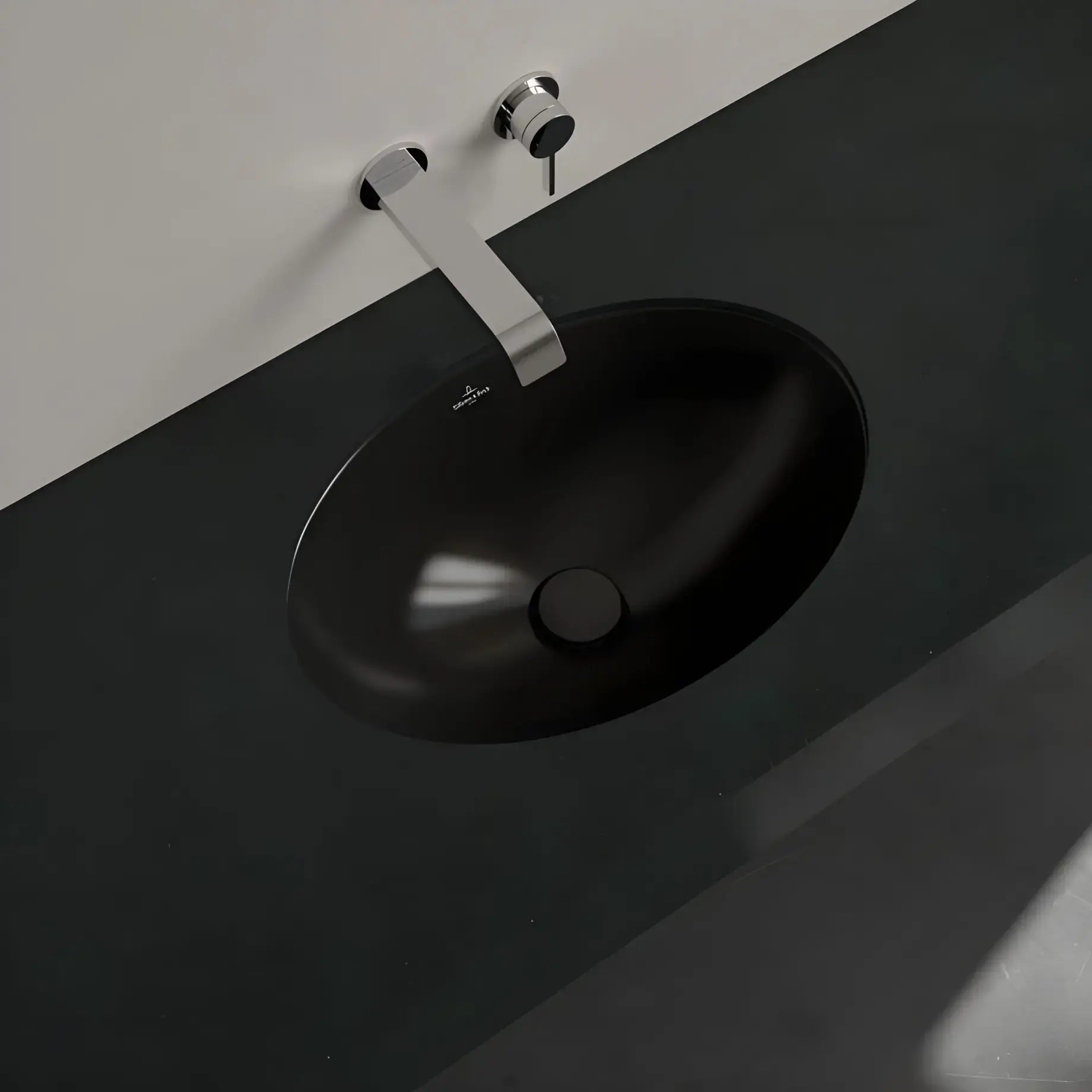 Умывальник Loop & Friends Villeroy & Boch 4A5401R7 — вид спереди