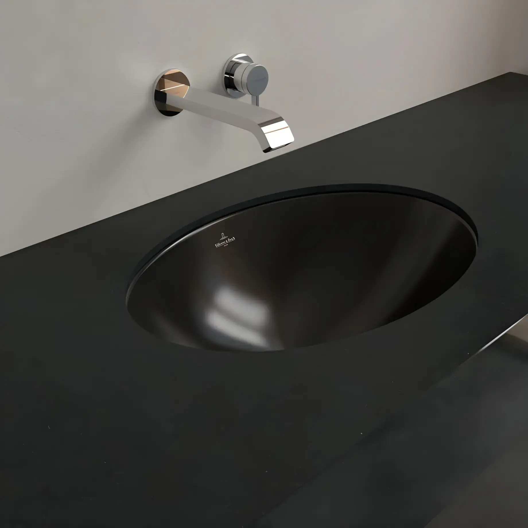 Умывальник Loop & Friends Villeroy & Boch 4A5401R7 — боковой ракурс