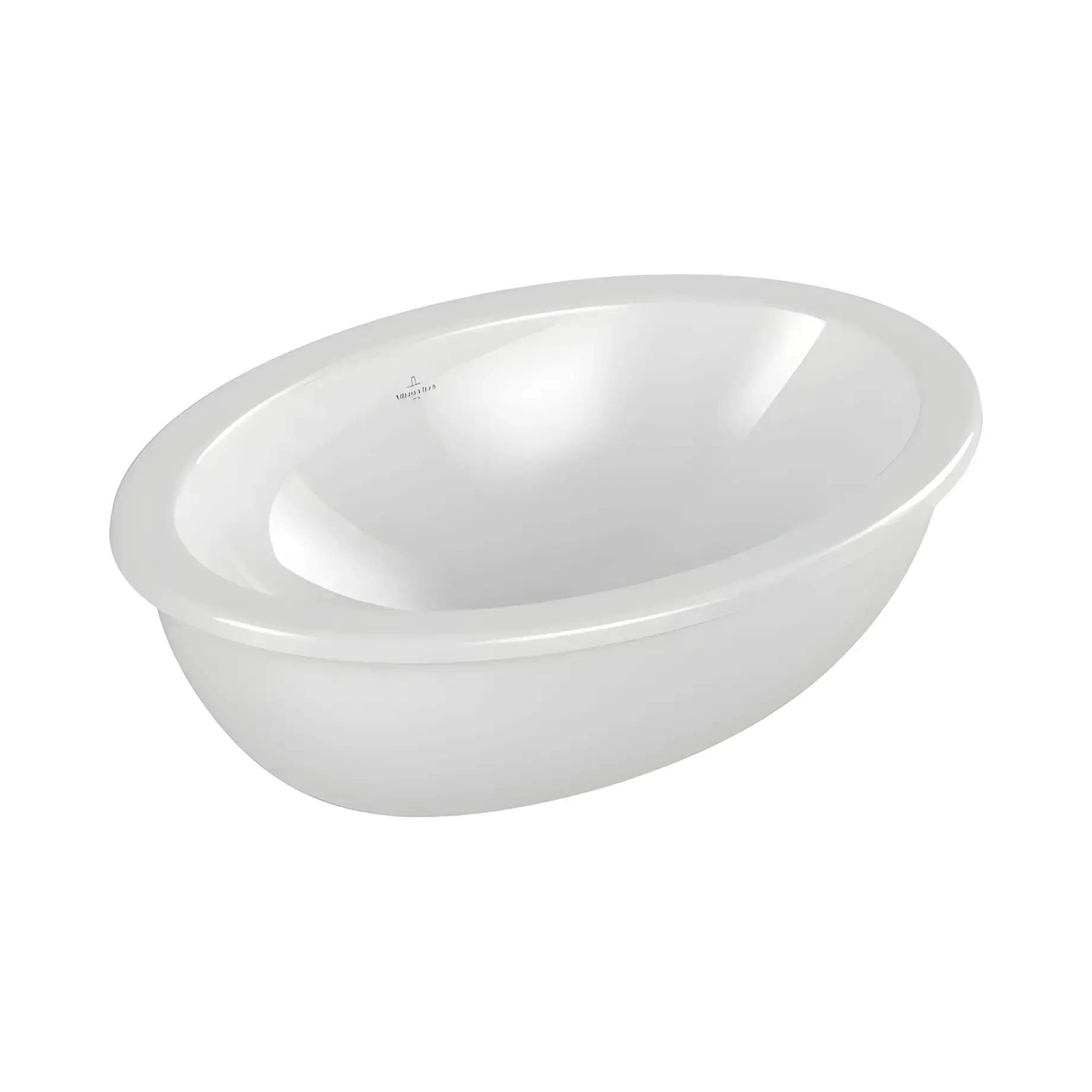 Умивальник Loop & Friends Villeroy & Boch 4A550101 Alpine White 56 х 38 см — вид на білому тлі