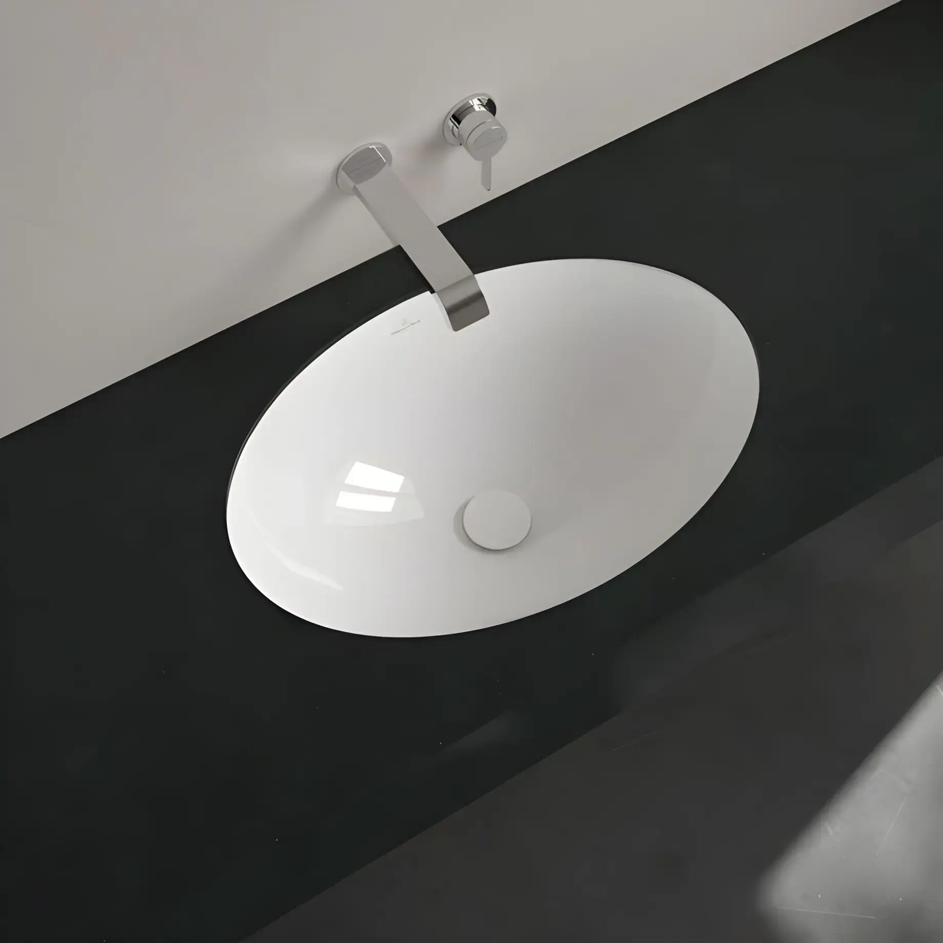 Умывальник Loop & Friends Villeroy & Boch 4A5501R1 — вид спереди