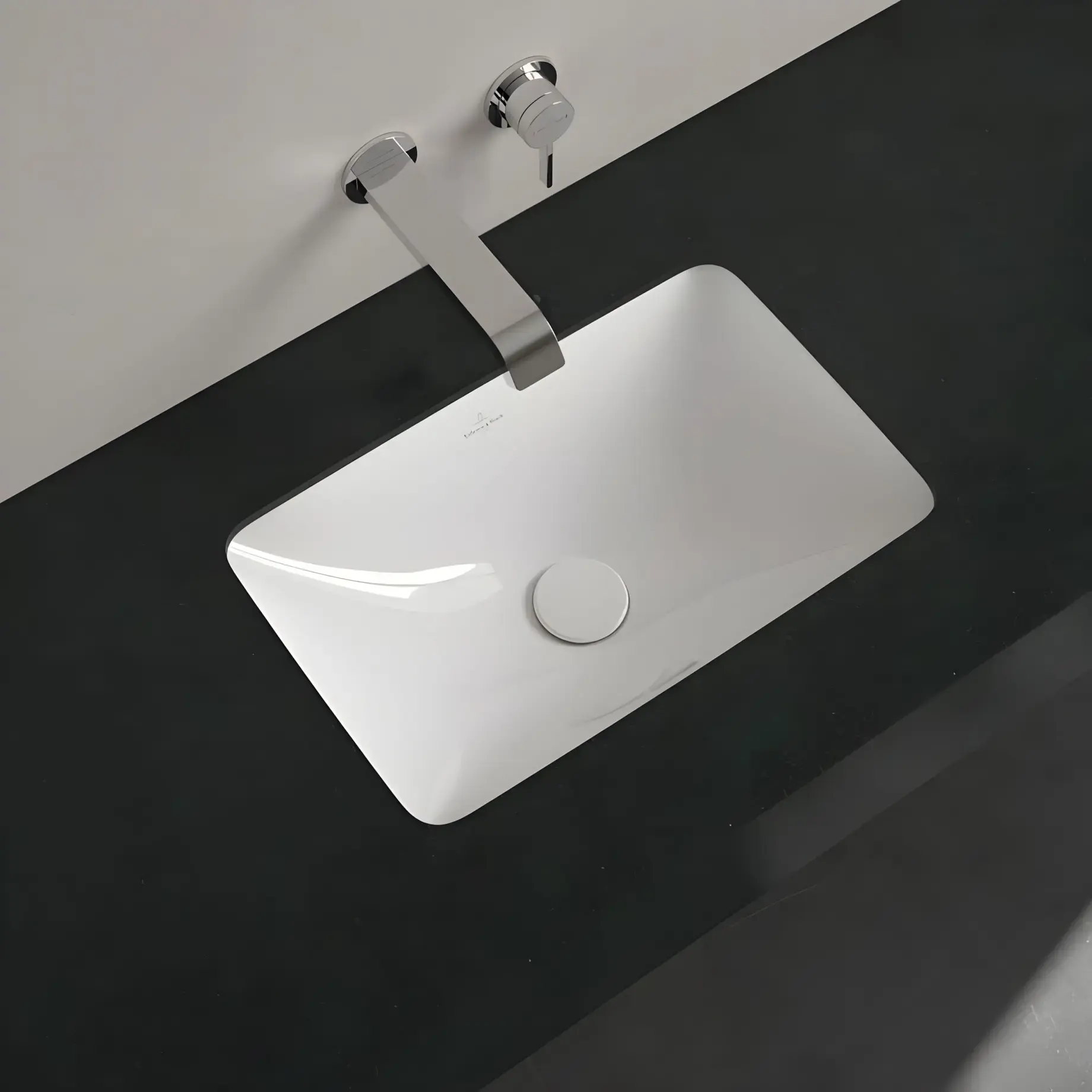 Умивальник Loop & Friends Villeroy & Boch 4A560001 — вид спереду