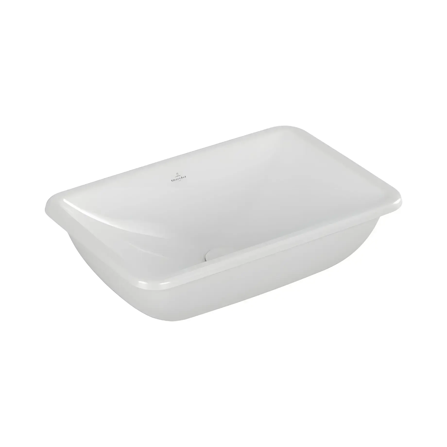 Умивальник Loop & Friends Villeroy & Boch 4A570001 Alpine White — вид на білому тлі