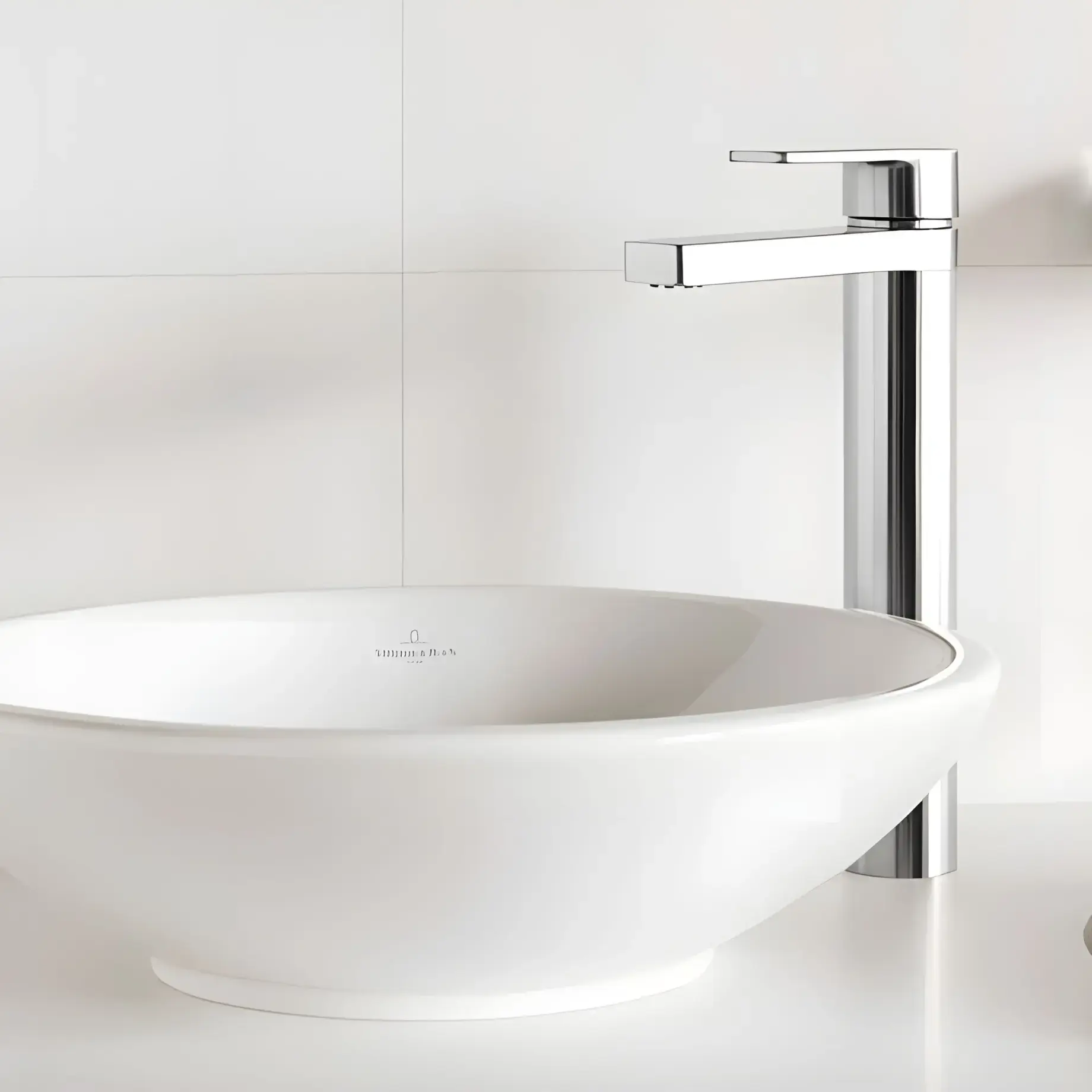 Умивальник Loop & Friends Villeroy & Boch 51440001 — бічний ракурс