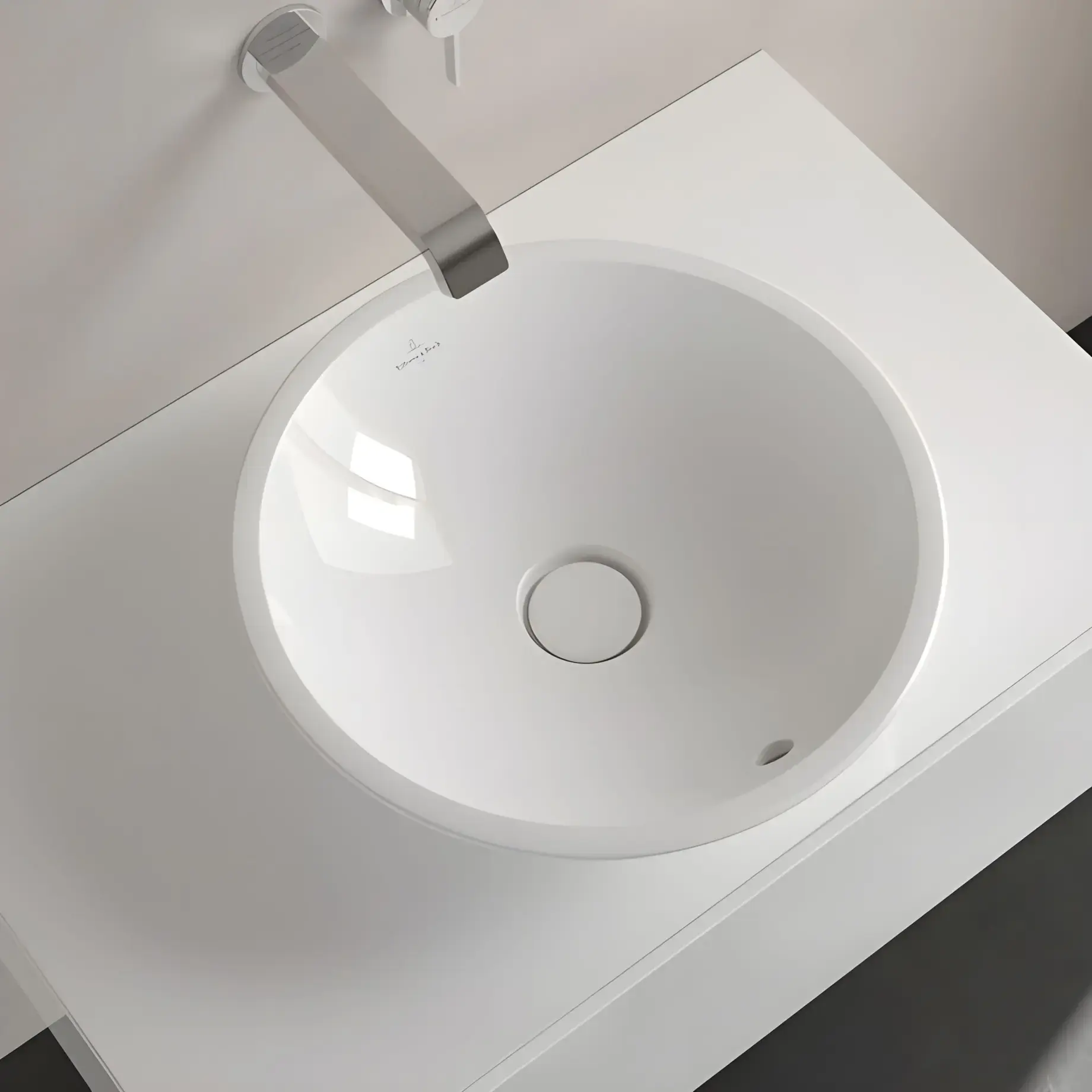 Умивальник Loop & Friends Villeroy & Boch 51440001 — вид згори