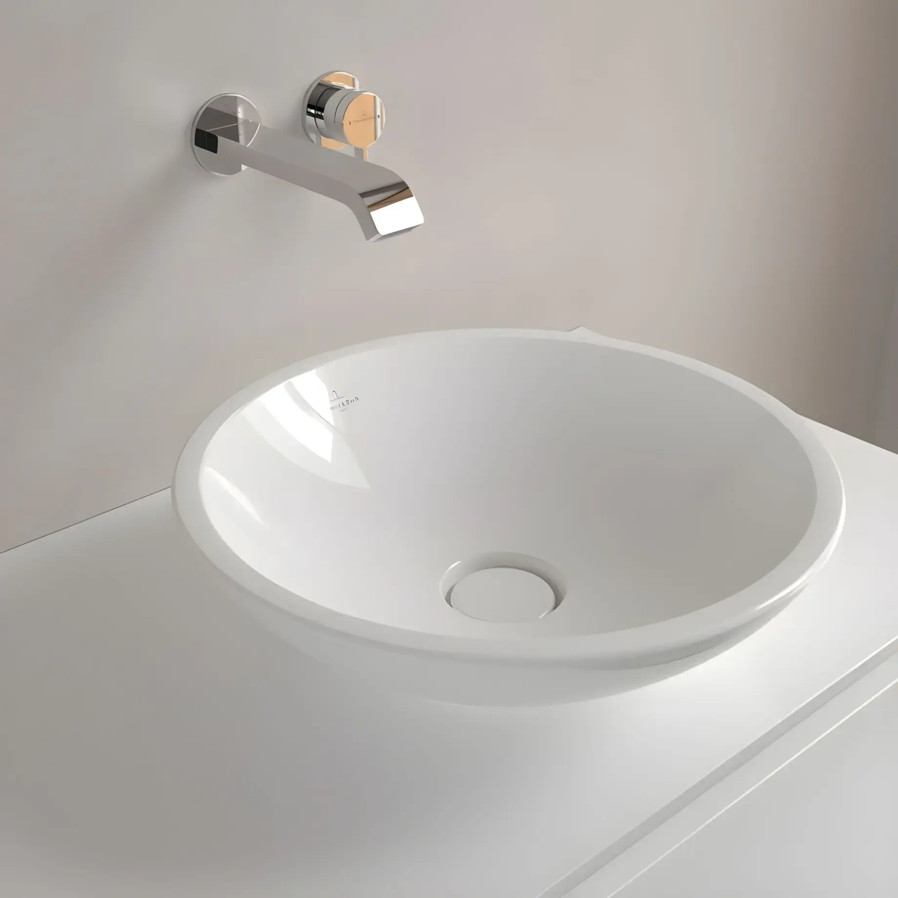 Умивальник Loop & Friends Villeroy & Boch 51440001 — вид ззаду