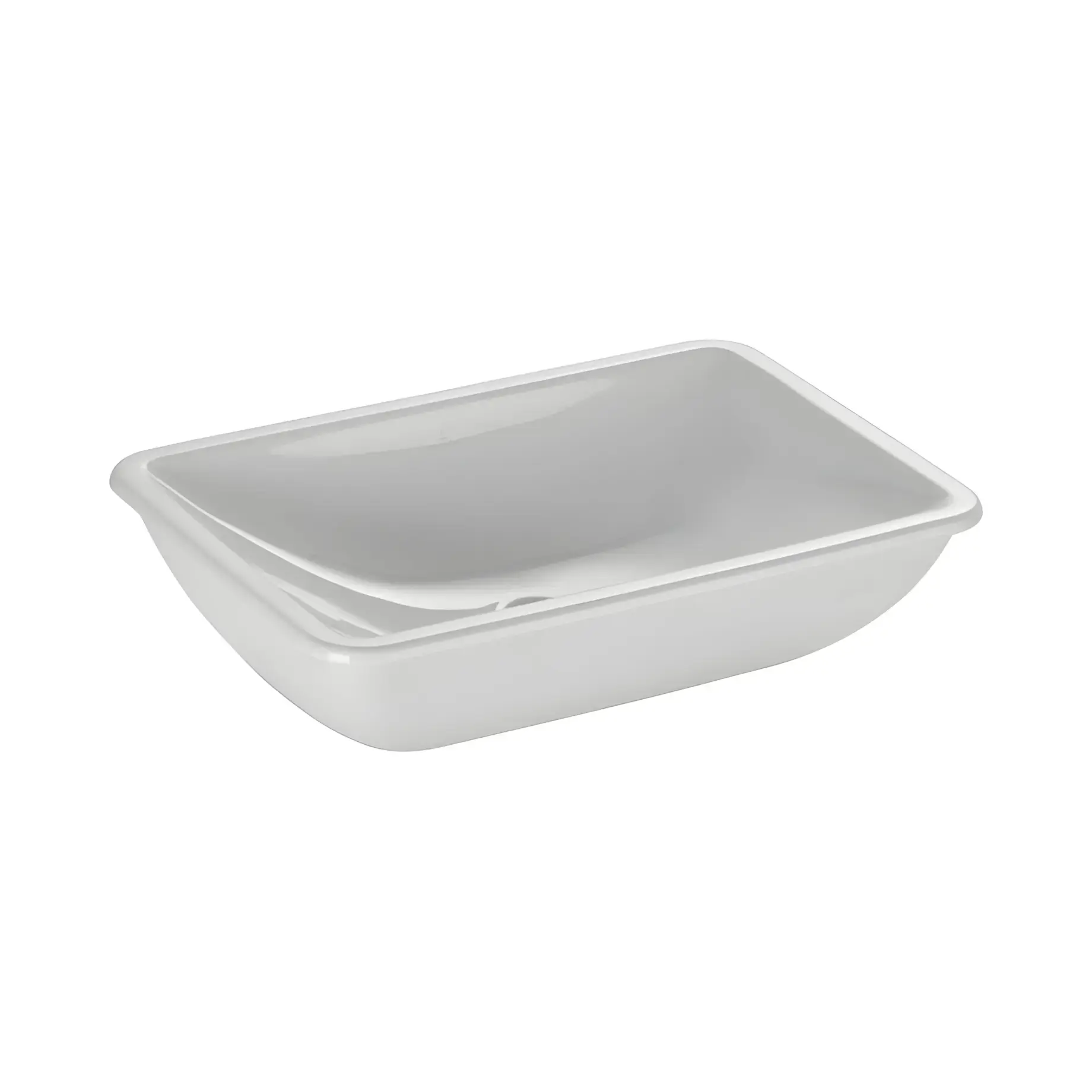 Умивальник Loop & Friends Villeroy & Boch 614520R1 Alpine White CeramicPlus — вид ззаду