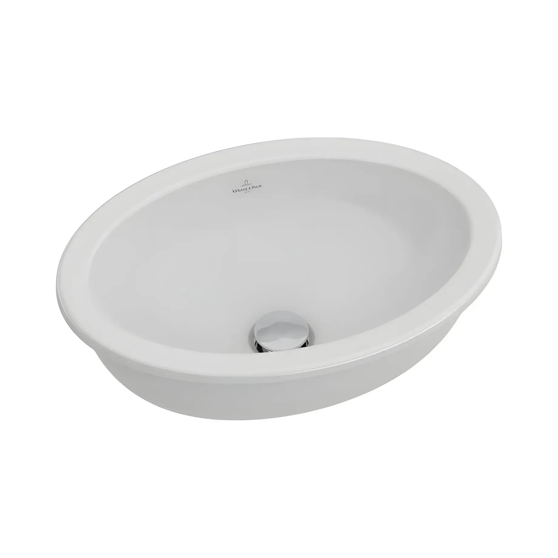 Умивальник Loop & Friends Villeroy & Boch 616110R1 — вид на білому тлі