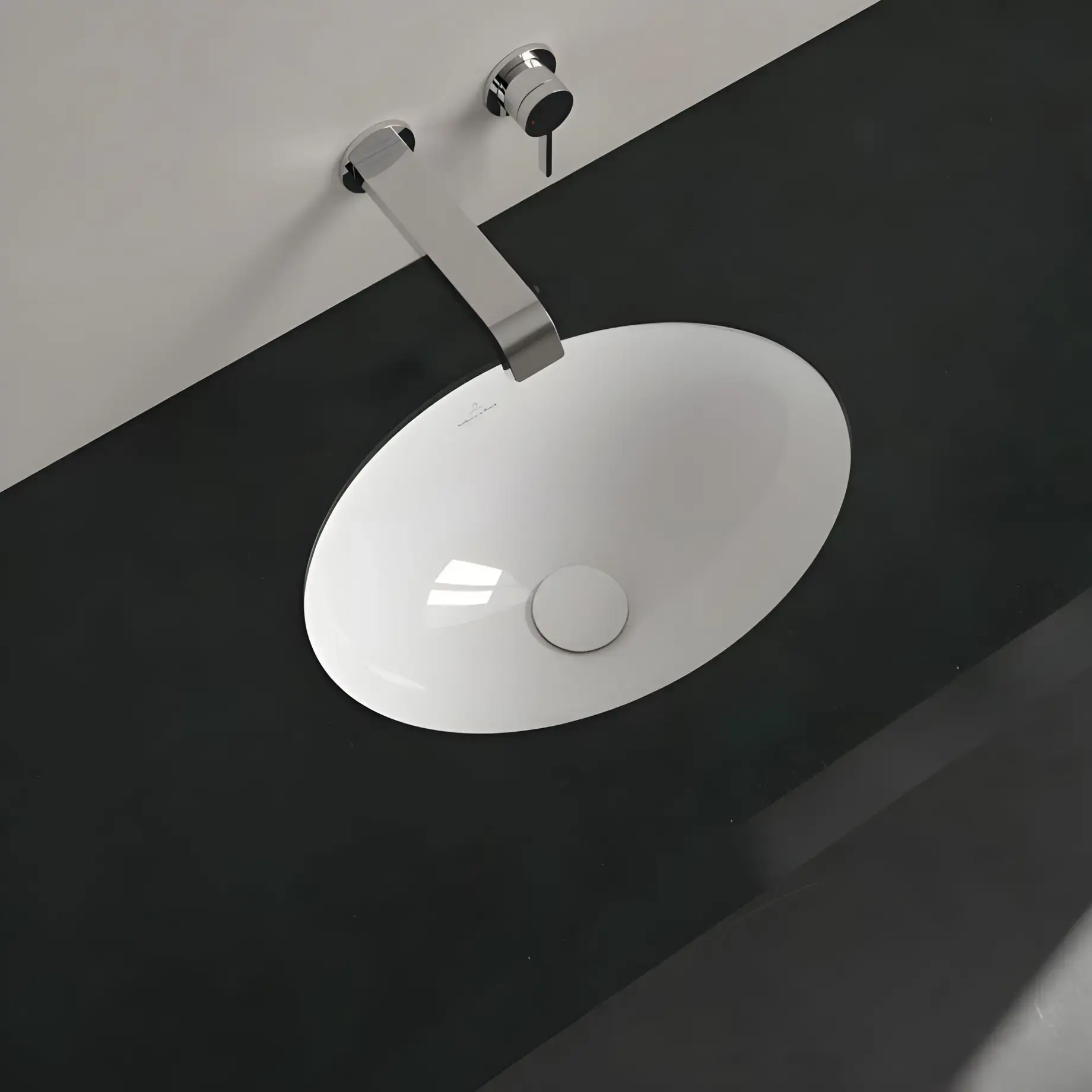 Умивальник Loop & Friends Villeroy & Boch 616110R1 — вид спереду
